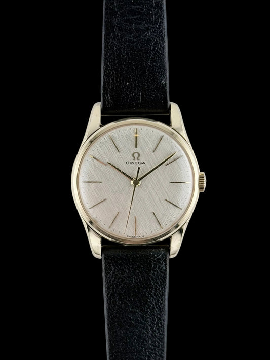 Omega Manual Wind 9ct Gold - ALD 1315405 - Linen Dial