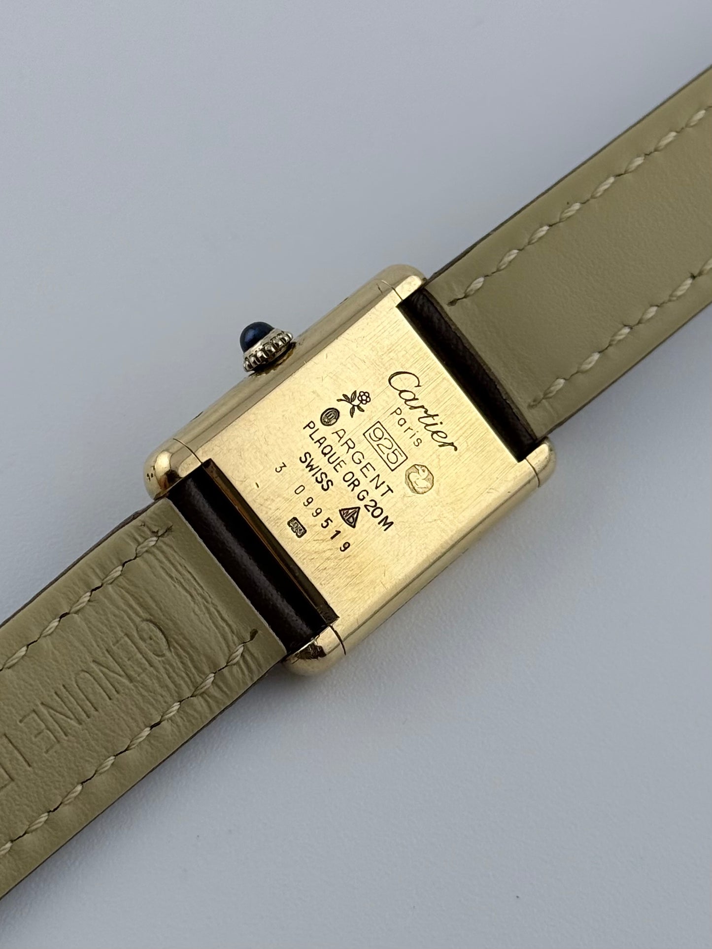 Cartier Must De Paris Tank Manual Wind - 3- Lemon Dial - Ladies