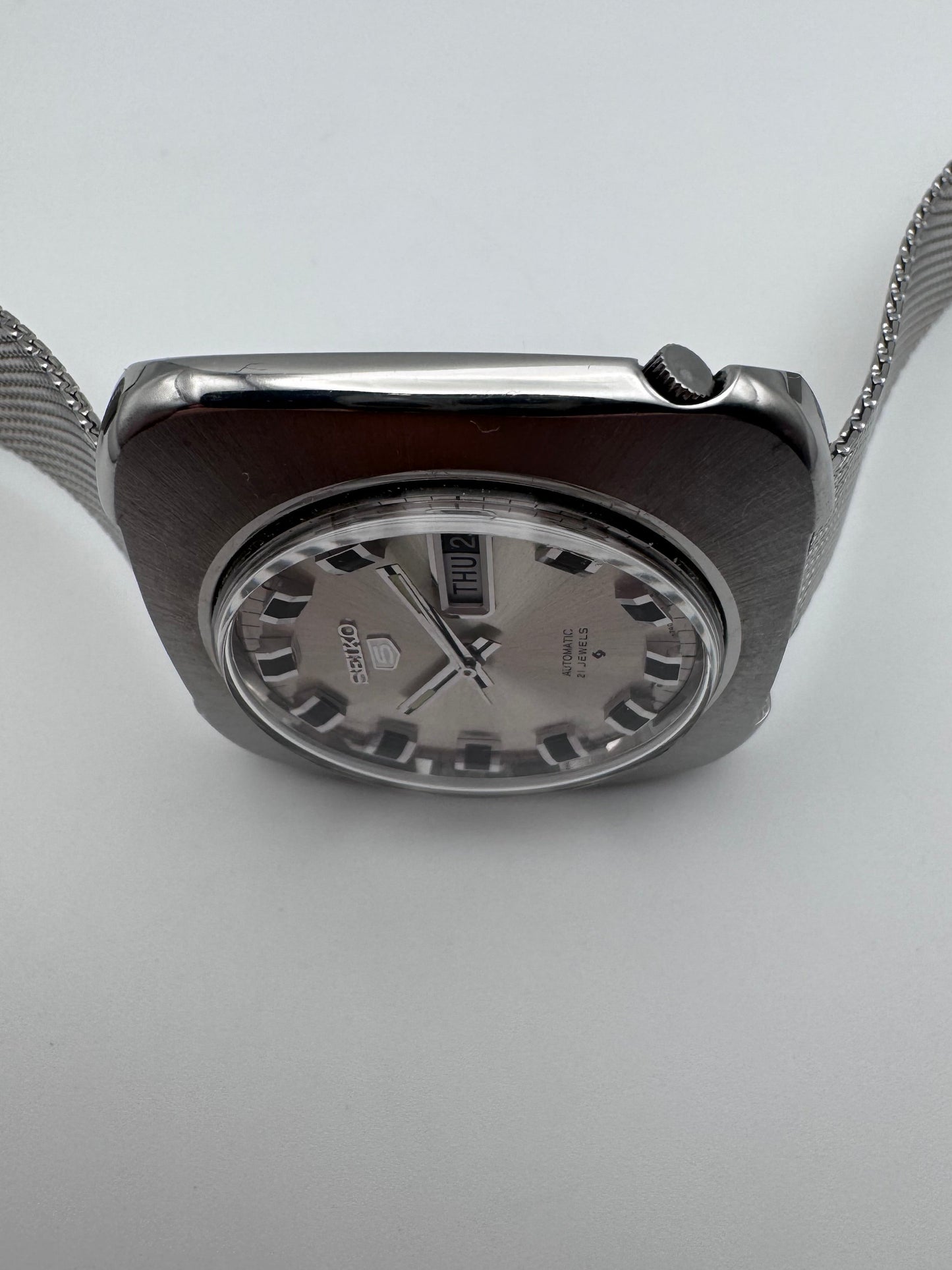 Seiko 5 Automatic Day-Date RARE papers-tag 6119-7400 - NNOS