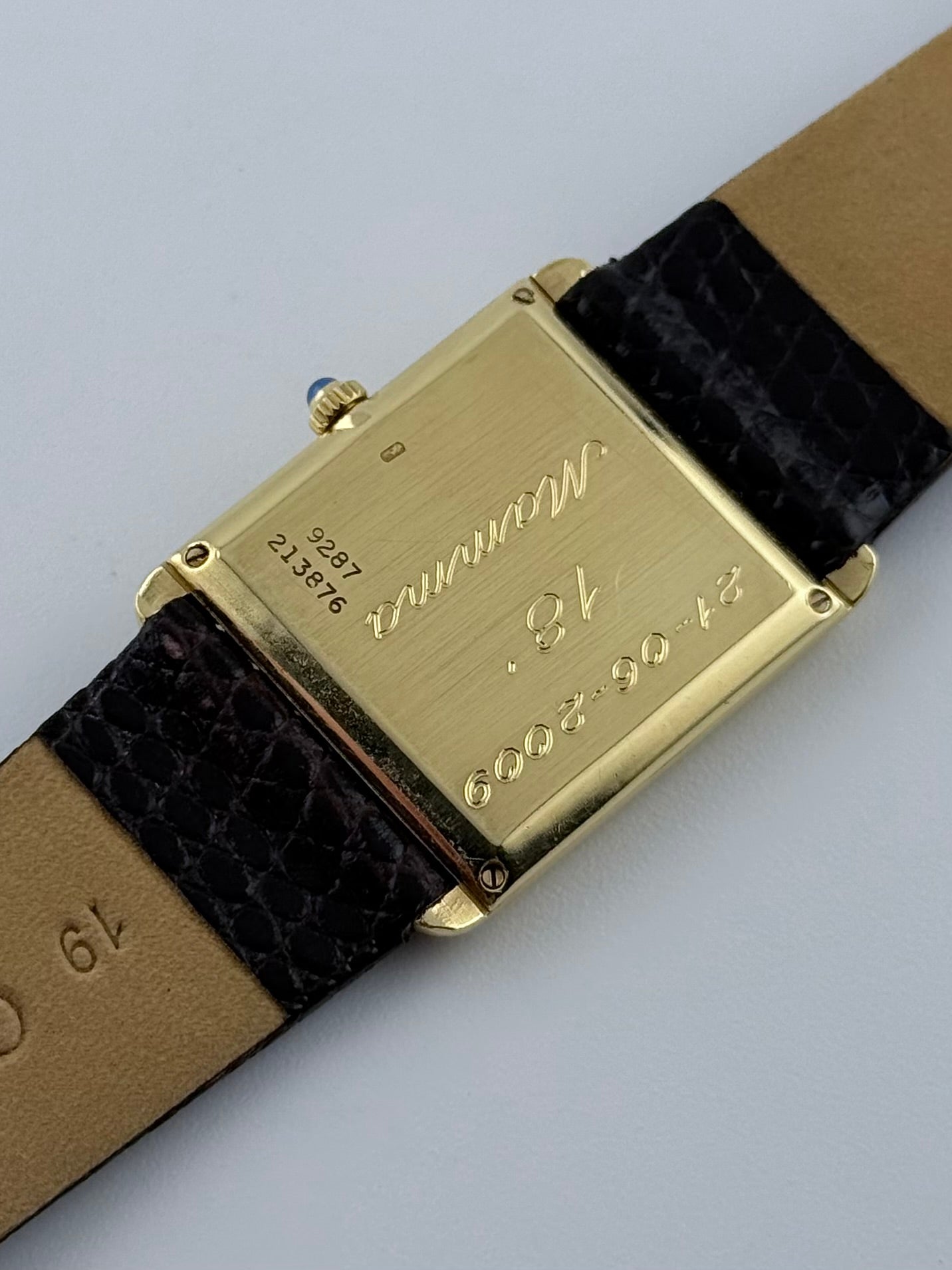 Piaget Tank Manual Wind - 9287 - 18ct Gold