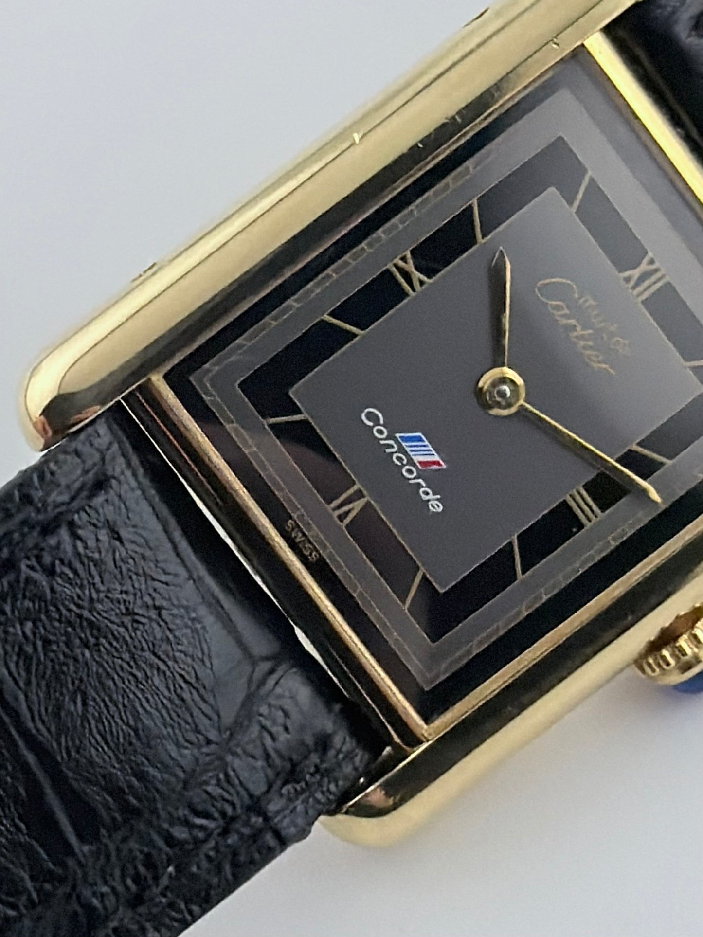 Cartier Must De Tank Quartz - Ultra Rare Off Catalog - Concord