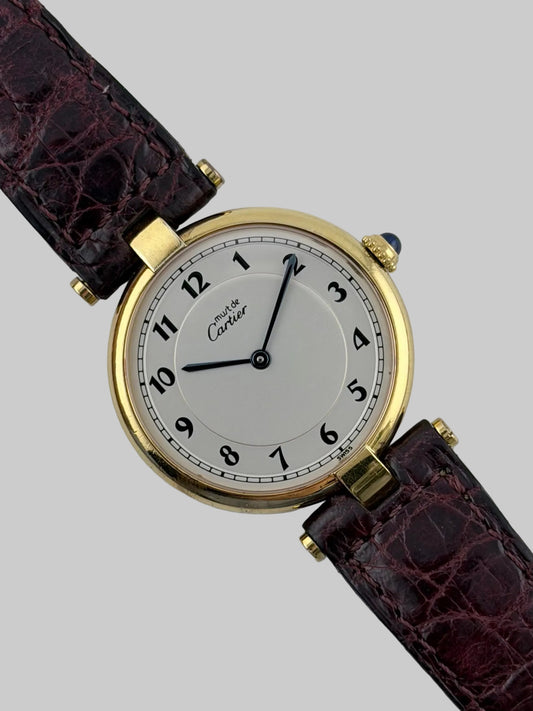 Cartier must de Vendome Quartz - 590003 - Arabic Numerals