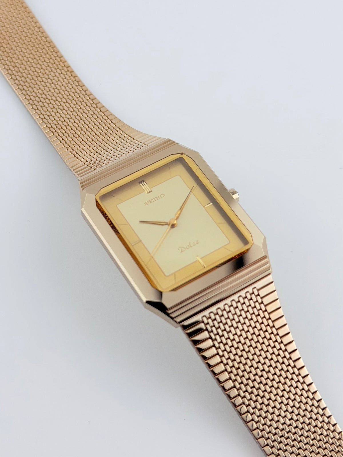 Seiko Dolce Exceline Tank Quartz Box! - 7741-508A Near Mint!