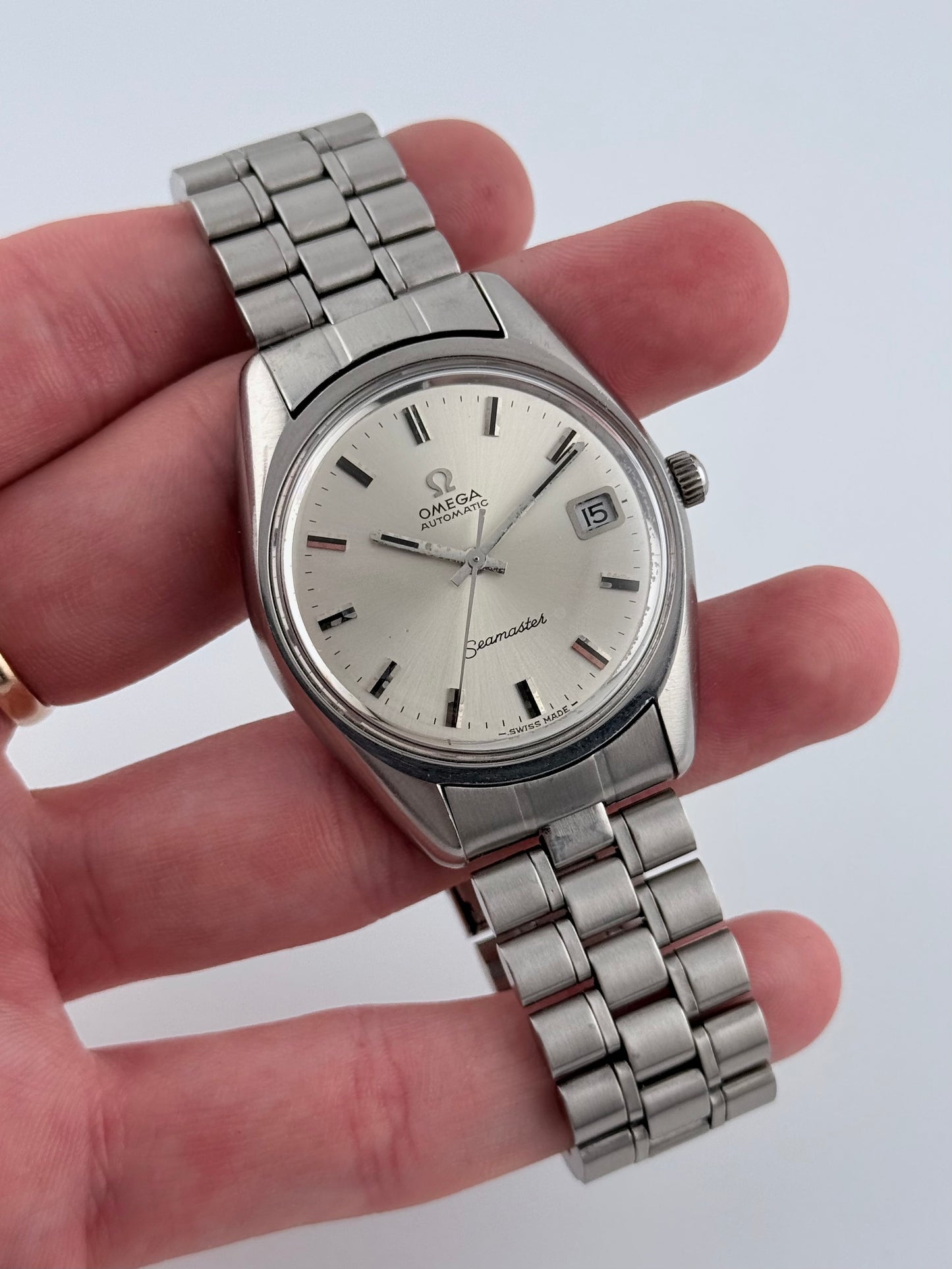 Omega Seamaster Automatic Date 166.067 - Sunburst Dial