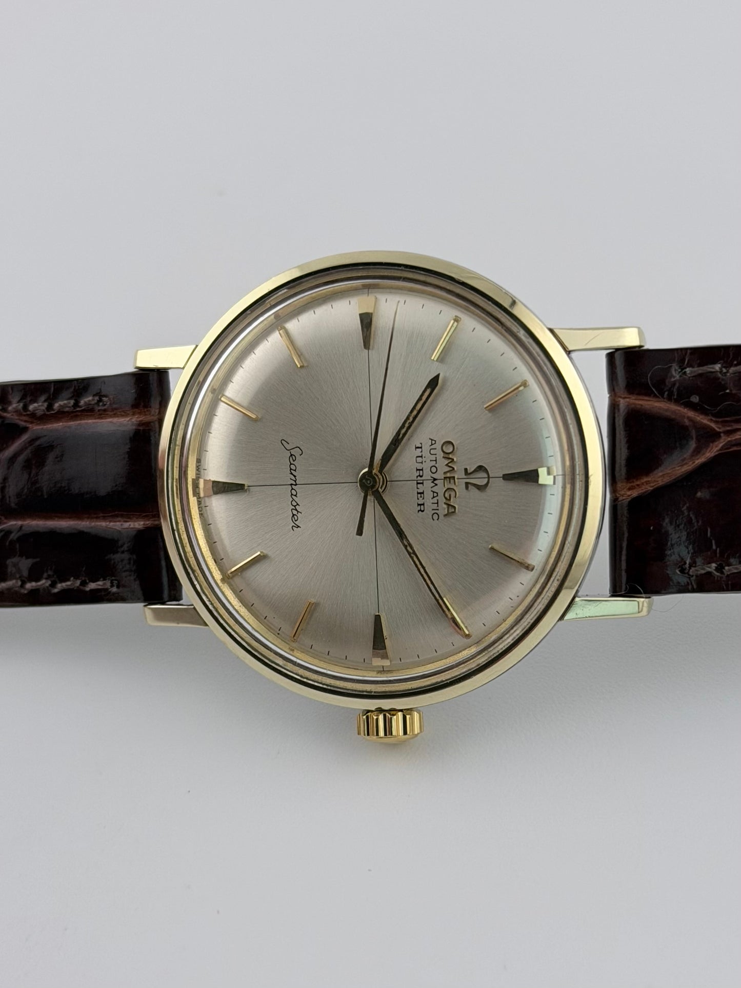 Omega Seamaster Automatic 14765 - Cross Hair - Rare Turler Signed