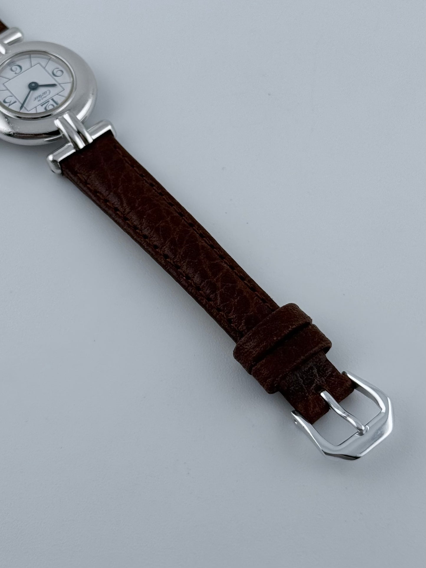 Cartier must de Colisee Quartz - 2411 Sterling Silver - Ladies