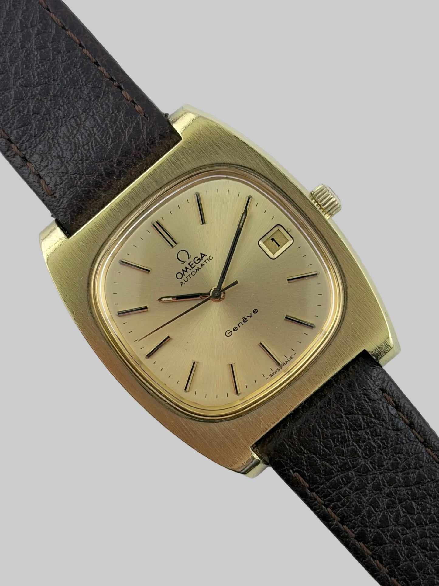 Omega Geneve Automatic Date TV Dial 166.0190
