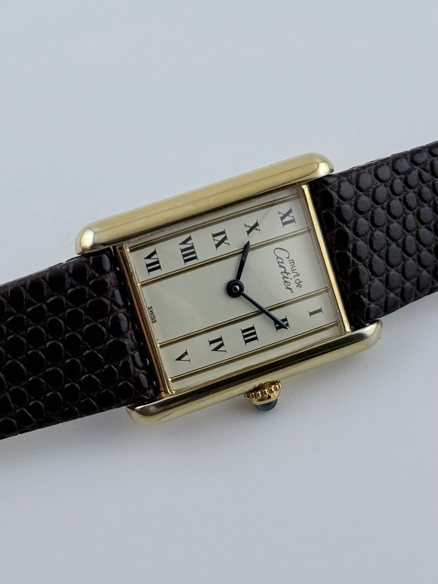 Cartier Must De Tank Quartz - 590005 - Art Deco Dial - Original Box