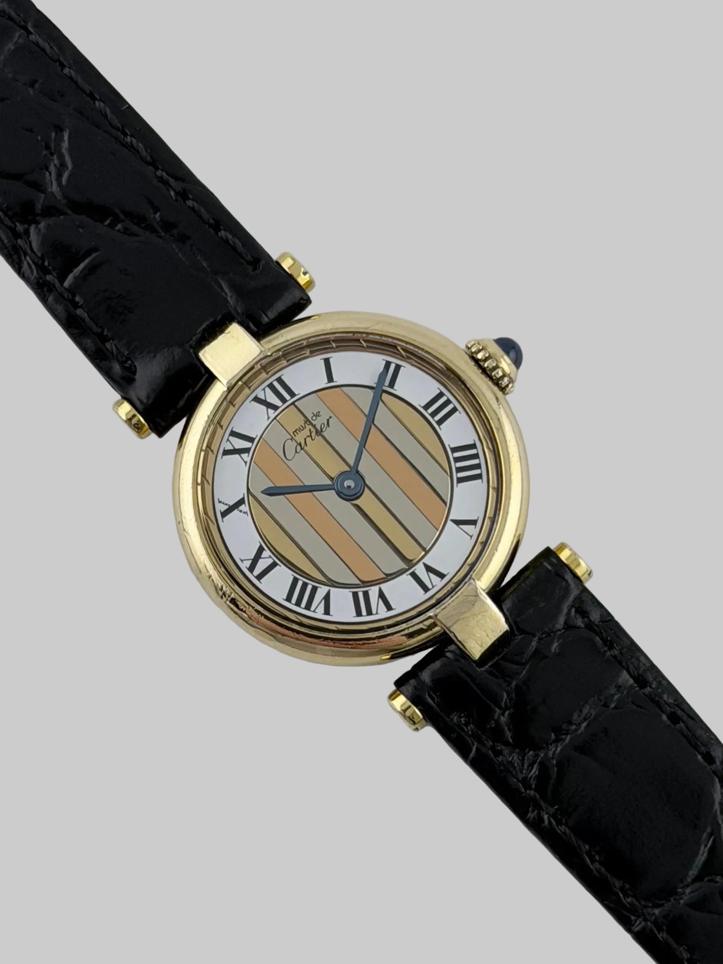 Cartier must de Vendome Quartz - 590004 - Two-tone Trinity Dial - Ladies