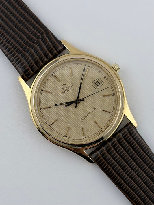 Omega Seamaster Quartz Date 196.0251 - Textured Dial