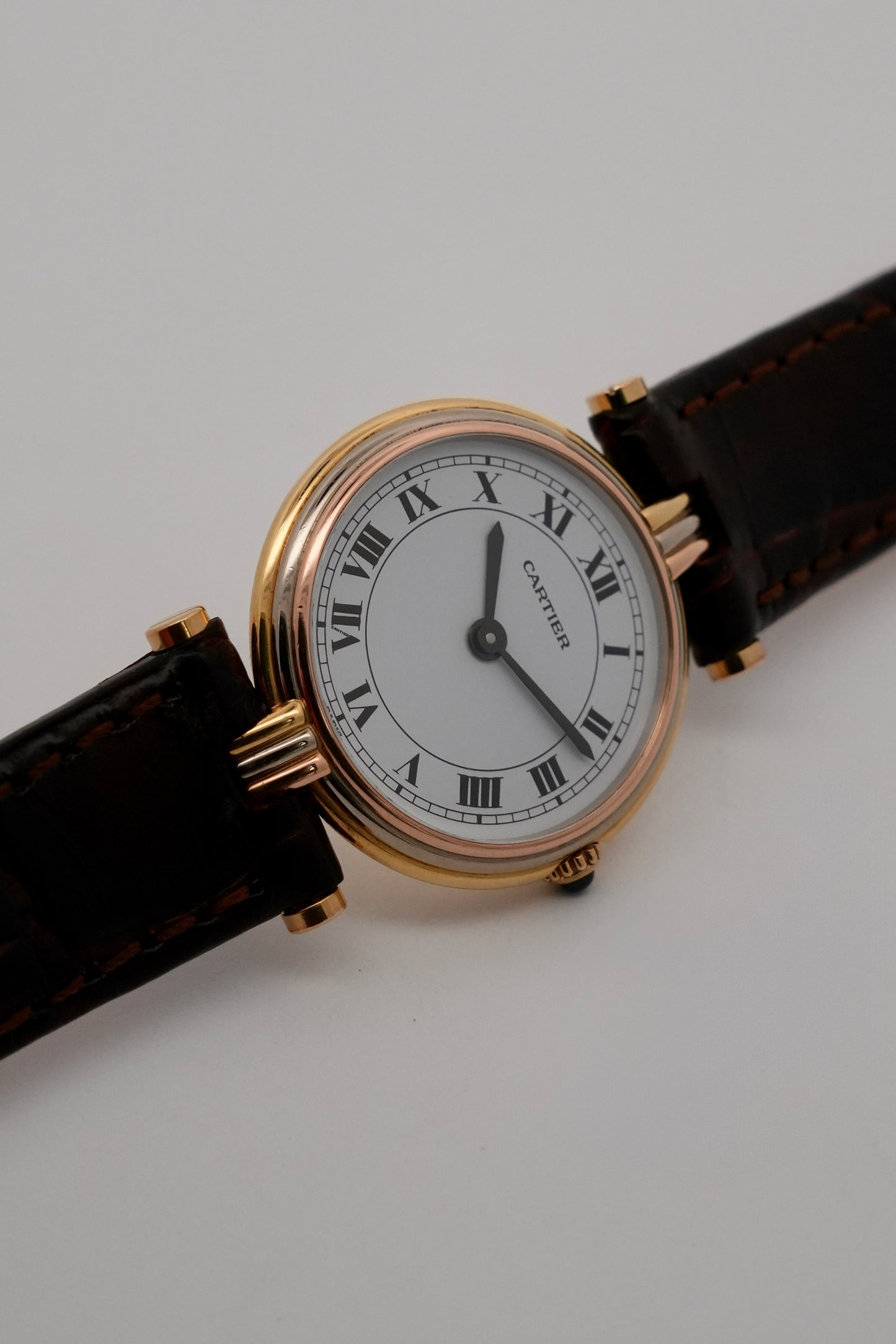 Cartier must de Vendôme Quartz - 8100 - 18ct solid gold Trinity - Full SET! - Ladies