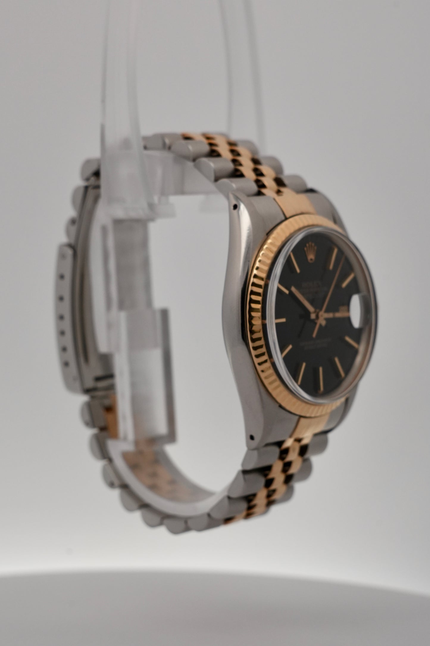 Rolex Datejust Oyster Perpetual 16013 - Two-Tone - Black Dial - Exceptional Condition
