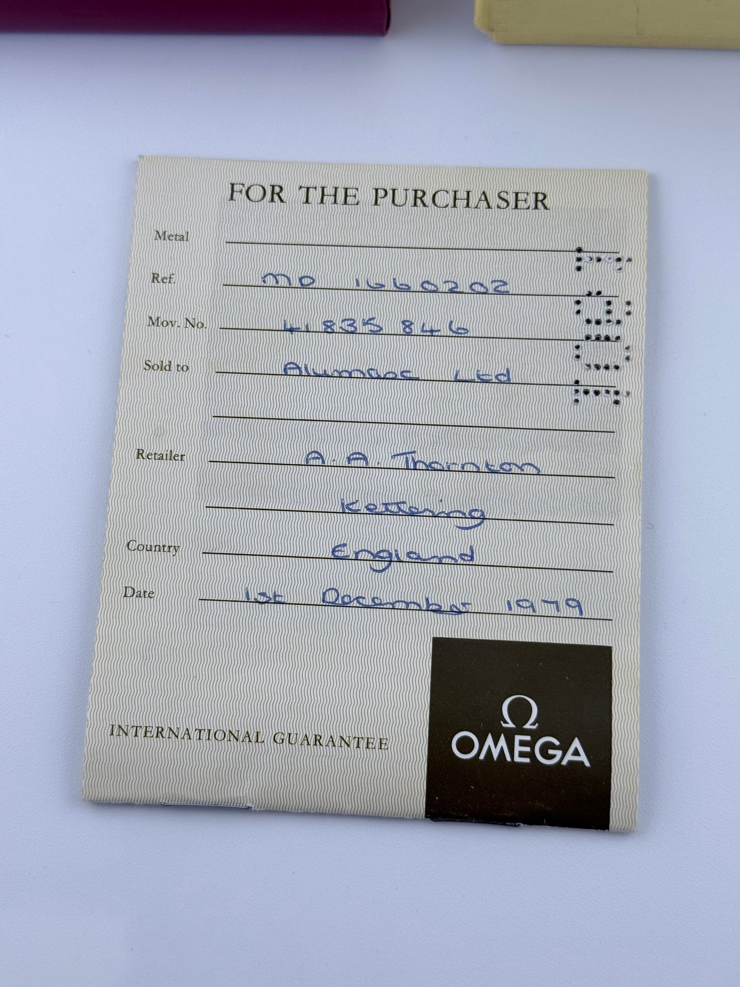 Omega Seamaster Automatic Date - 166.0202 - Box and Papers