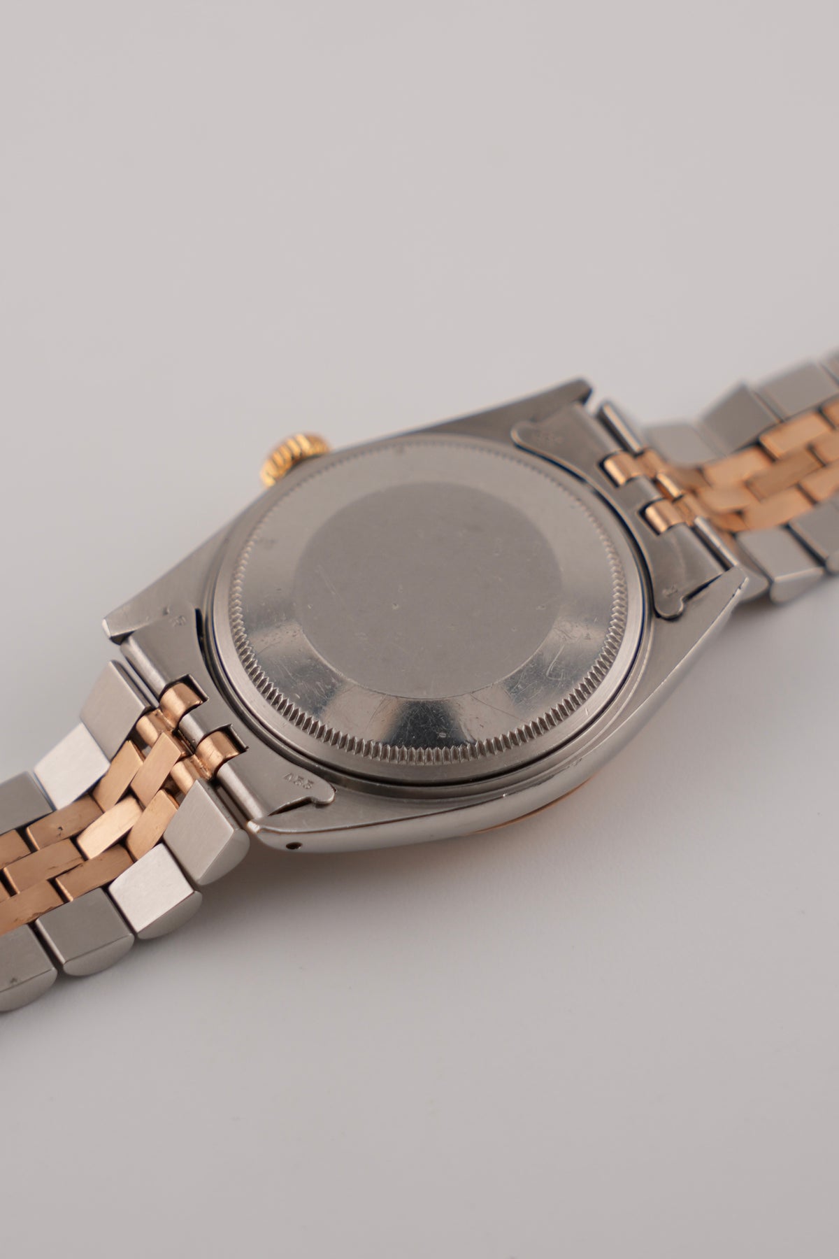 Rolex Datejust Oyster Perpetual - 1601 - Black Dial - 18k Rose Gold & Steel