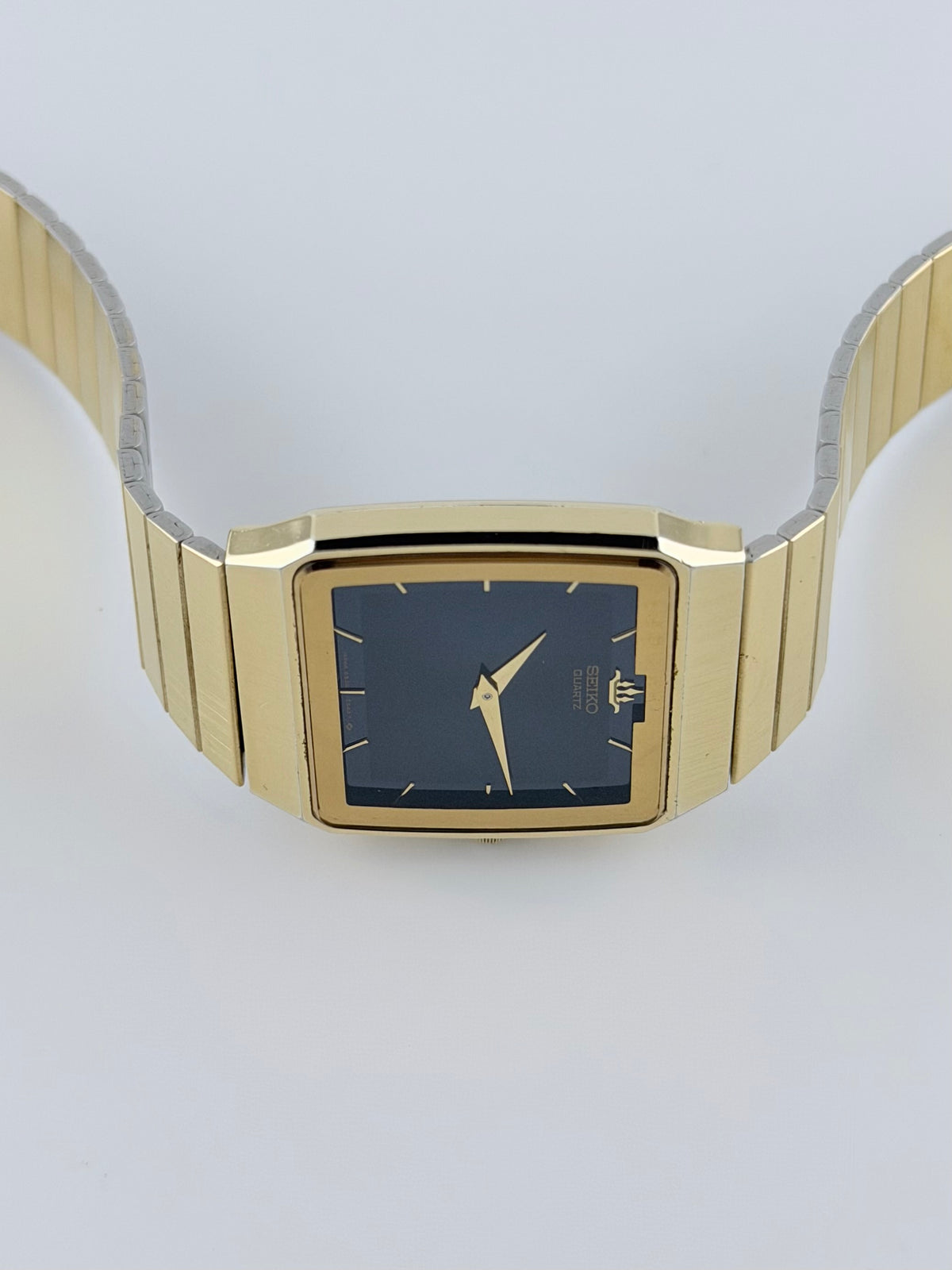 Seiko Tank Quartz Galaxy blue dial! - 6530-5520