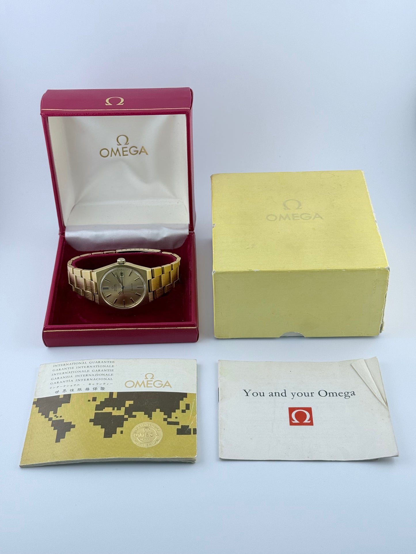 Omega Geneve Automatic Date 166.0099 - Box and Papers