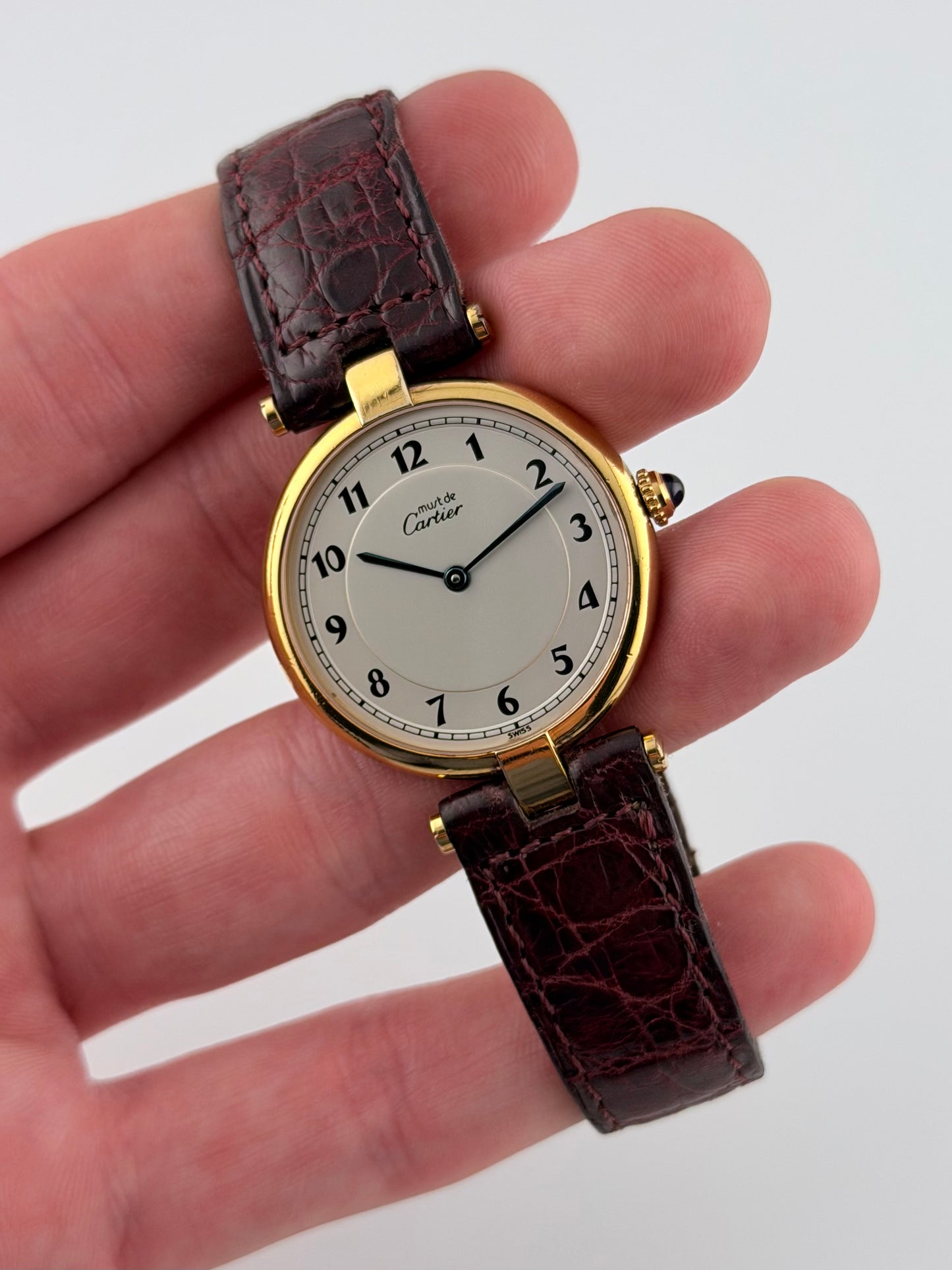Cartier must de Vendome Quartz - 590003 - Arabic Numerals
