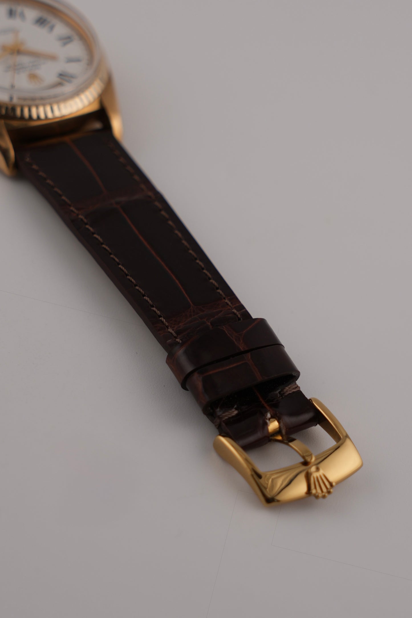 Rolex Oyster Perpetual Day-Date - 1803 Solid 18ct Gold - Rare Buckley Dial