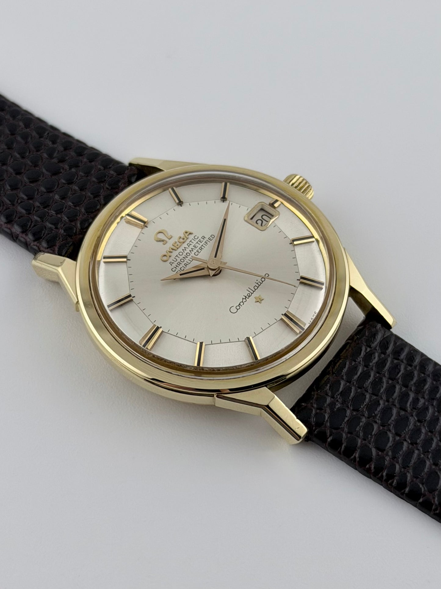 Omega Constellation Automatic Pie-Pan - Rare 18ct Gold - 168.005