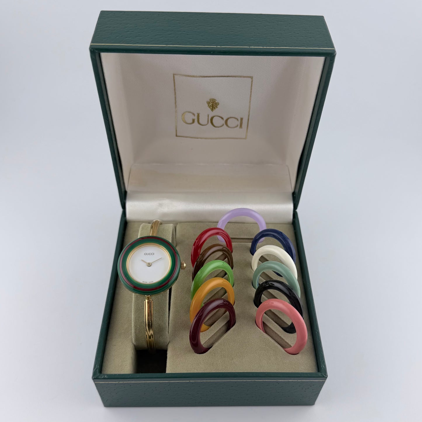 Gucci 11/12.2 - Change 12 Bezel Watch - Ladies - Original Box