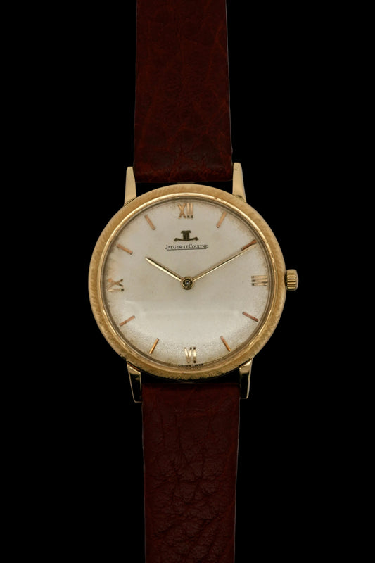 Jaeger LeCoultre Manual Wind 18kt Gold - Rare Florentine Disc Bezel