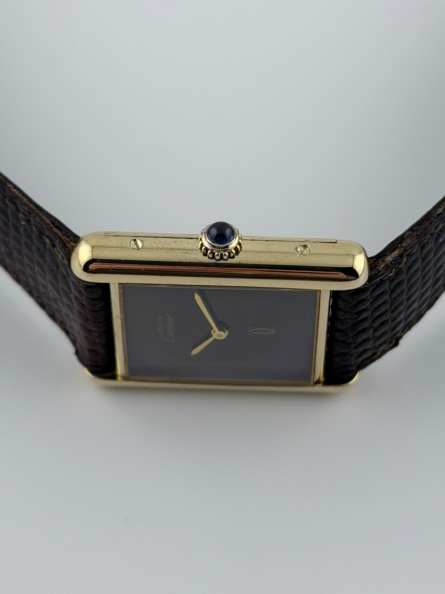 Cartier Must De Paris Tank Quartz - 6 - Wood Dial