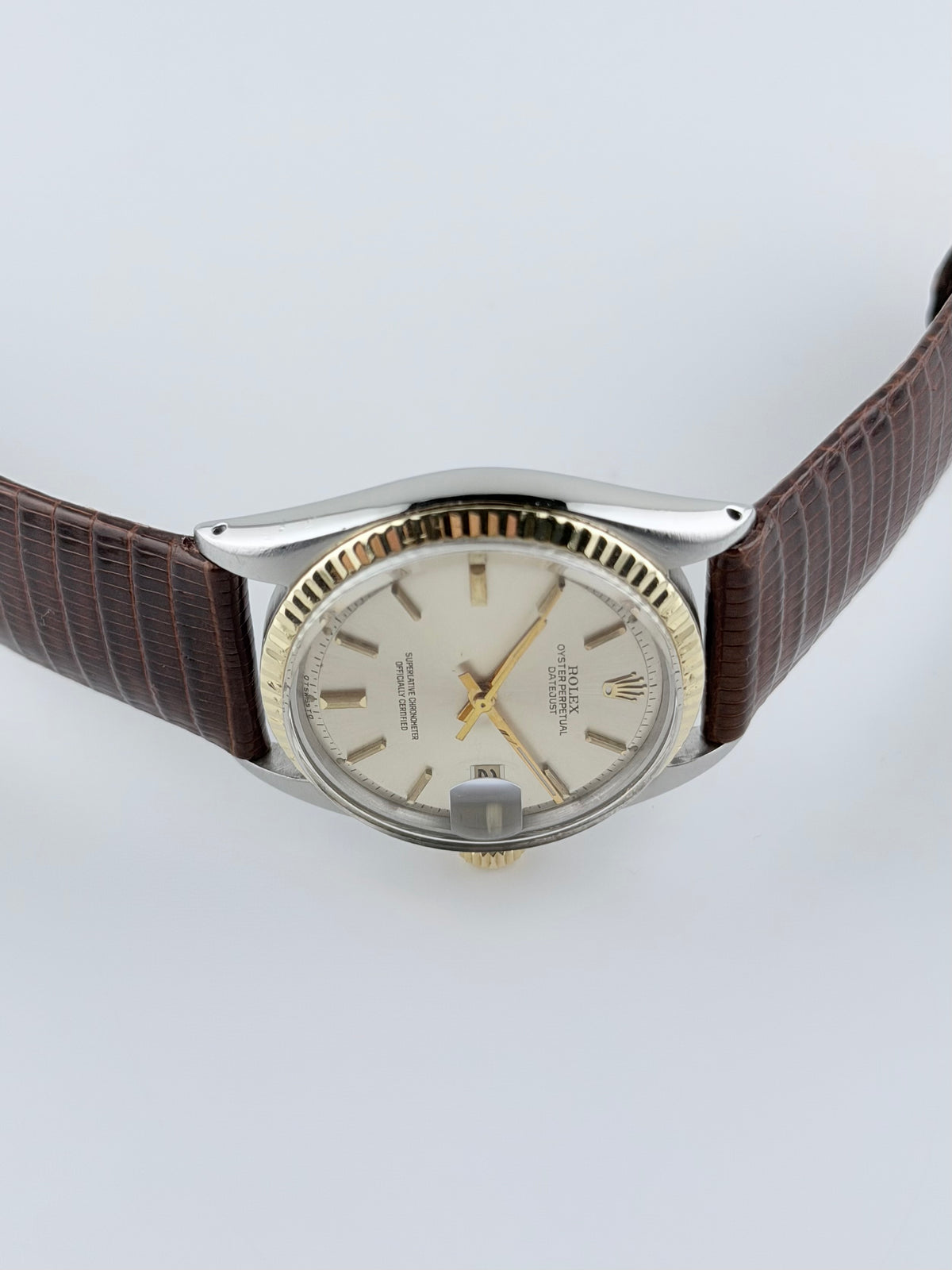 Rolex Datejust Oyster Perpetual Automatic - 1601- Rare Sigma Dial - 18ct yellow gold bezel