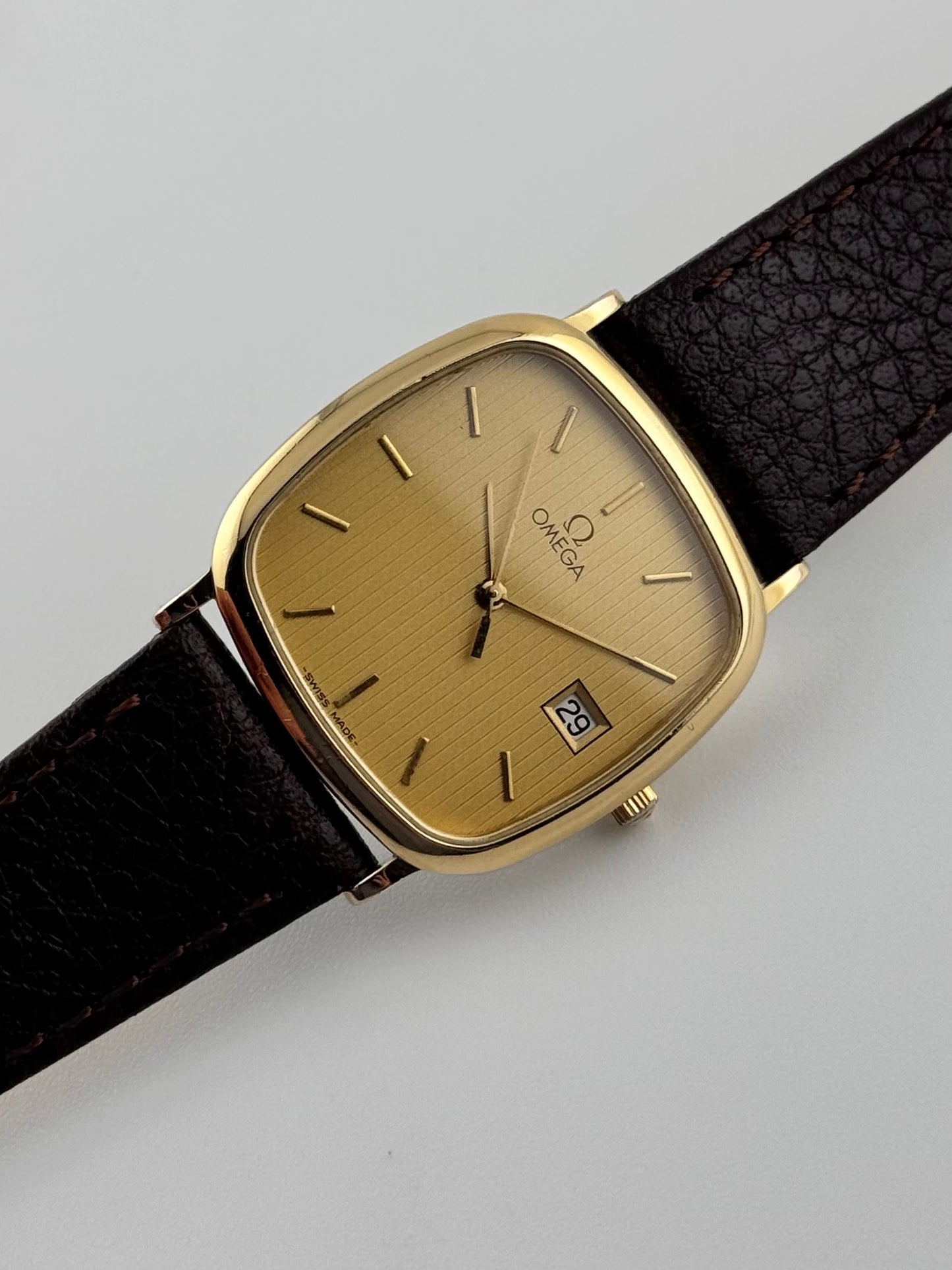 Omega De Ville Tank Quartz 196.0317.1 - Tapestry Dial