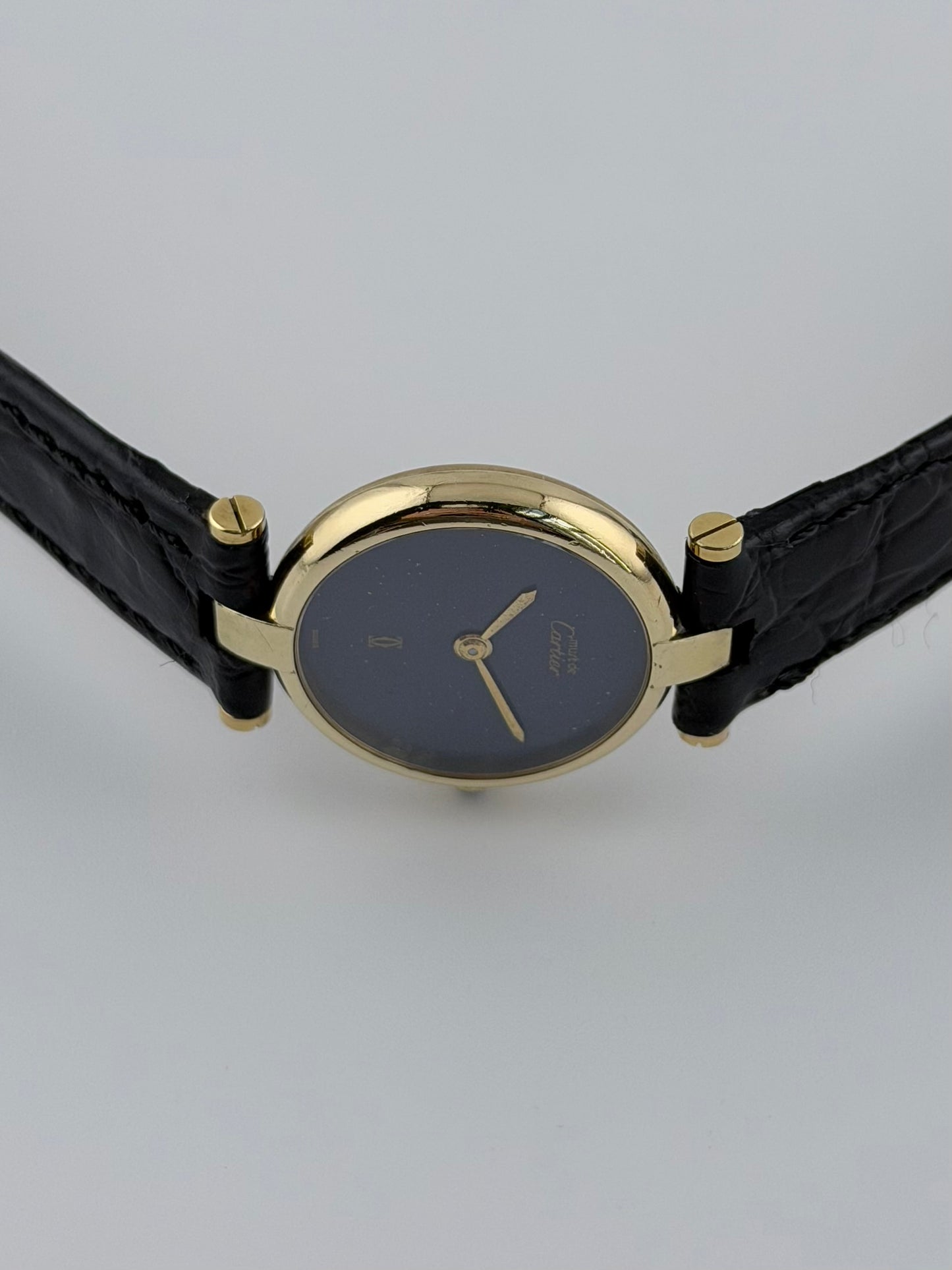Cartier Must de Vendome Quartz - 18 - Lapis Dial - Ladies