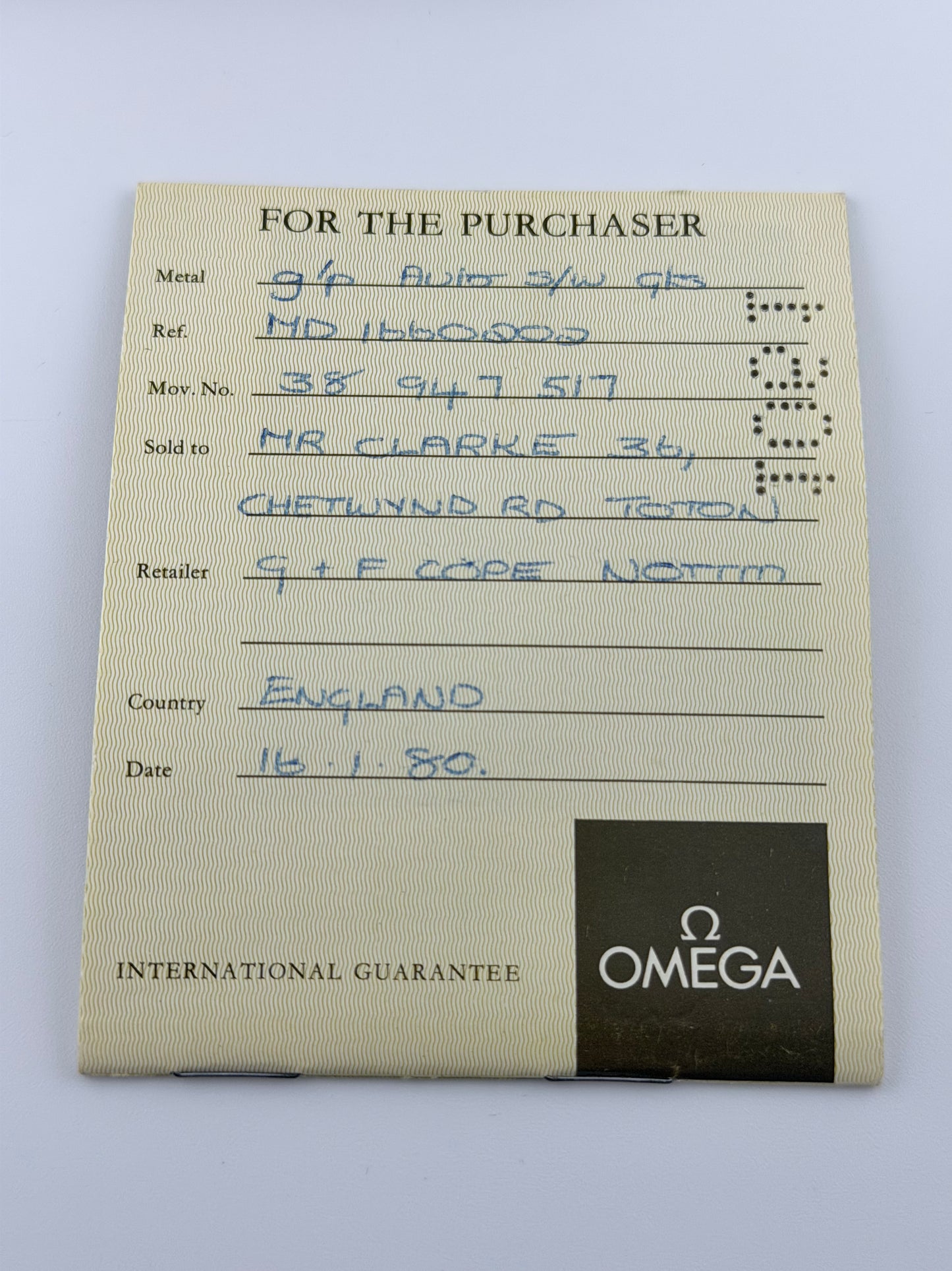 Omega Seamaster Automatic Date - 166.0202 - Box and Papers