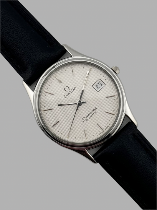 Omega Seamaster Quartz Date 196.0251 - Waffle Dial