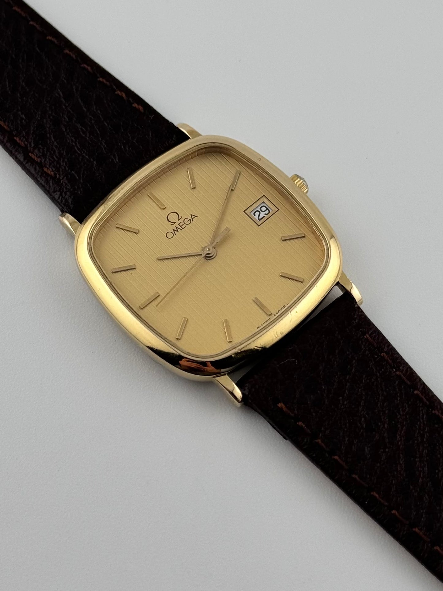Omega De Ville Tank Quartz 196.0317.1 - Tapestry Dial