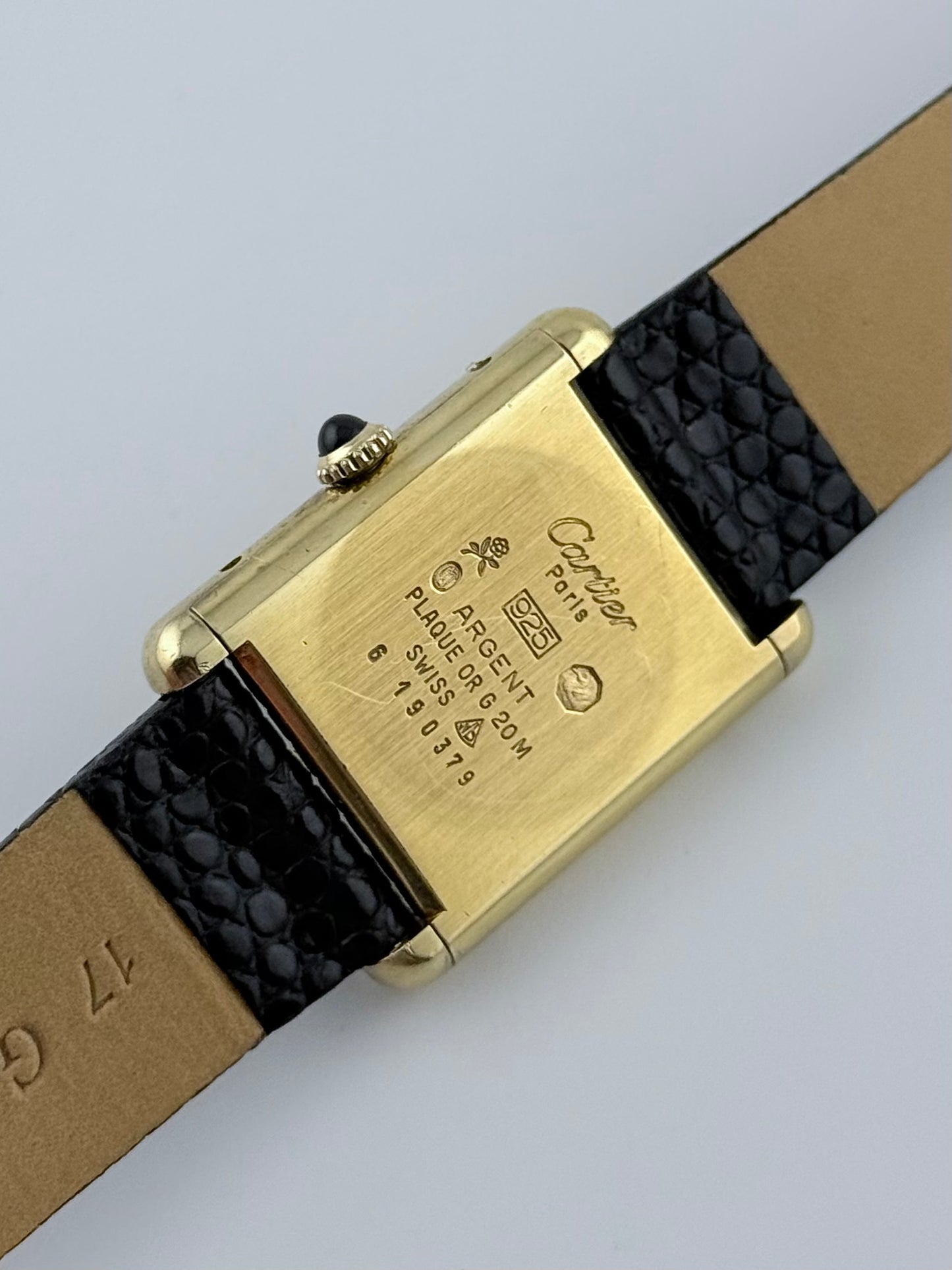 Cartier Must De Tank Manual Wind - 6 - Black Dial