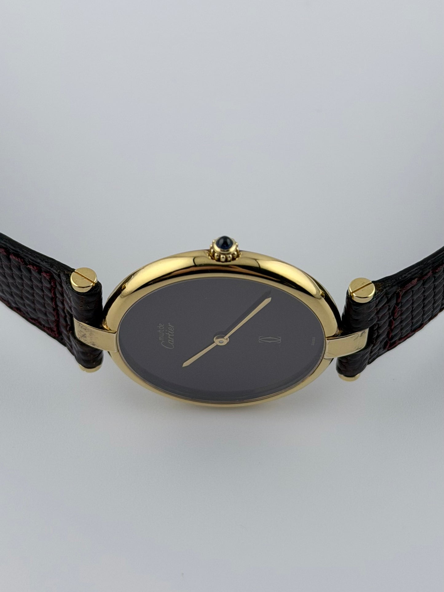 Cartier Must De Vendome Quartz - 17 - Burgundy Dial