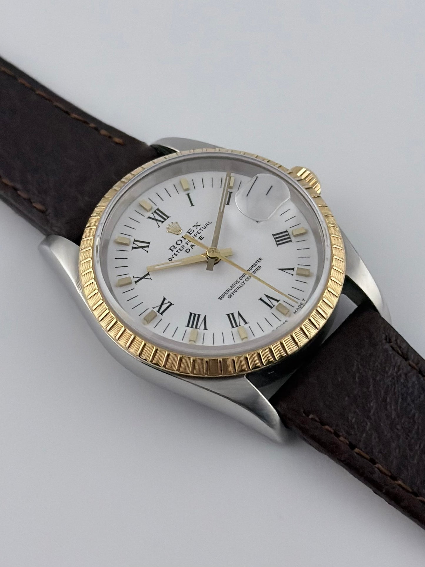 Rolex Oyster Perpetual Date - Two-Tone - 15233 - Rare Buckley Dial