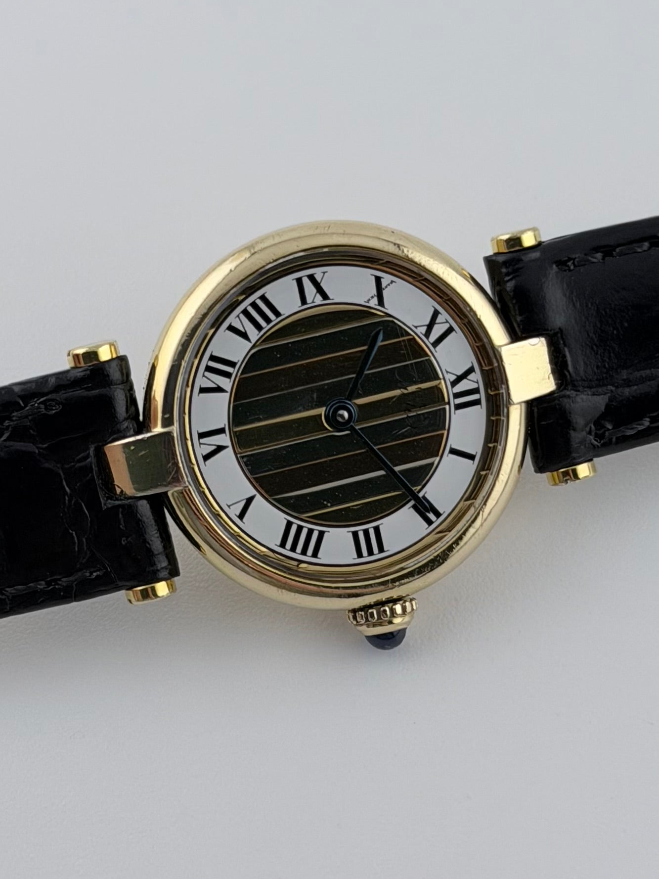 Cartier must de Vendome Quartz - 590004 - Two-tone Trinity Dial - Ladies