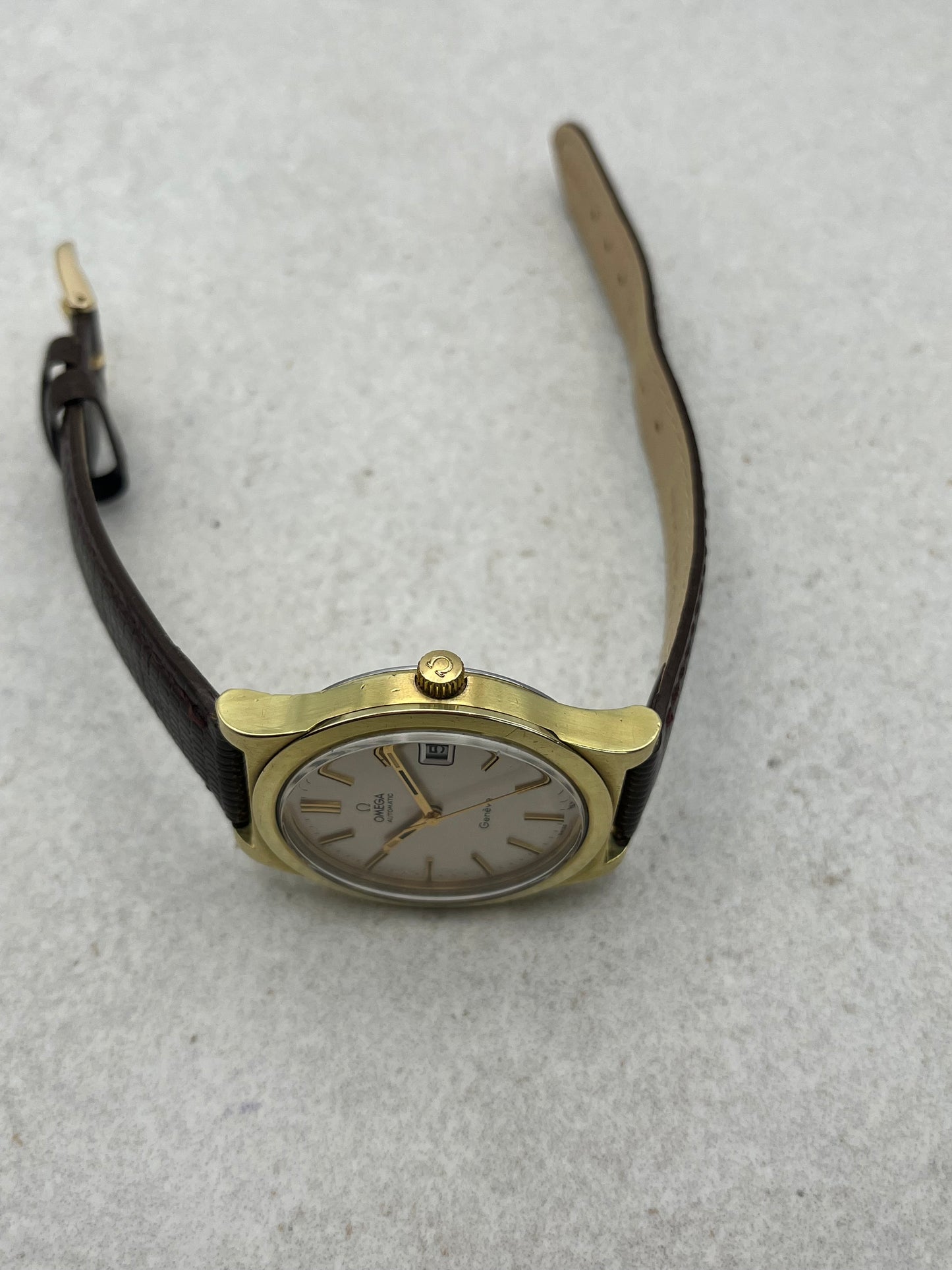 Omega Geneve Automatic Date 166.0168 - Box and Papers