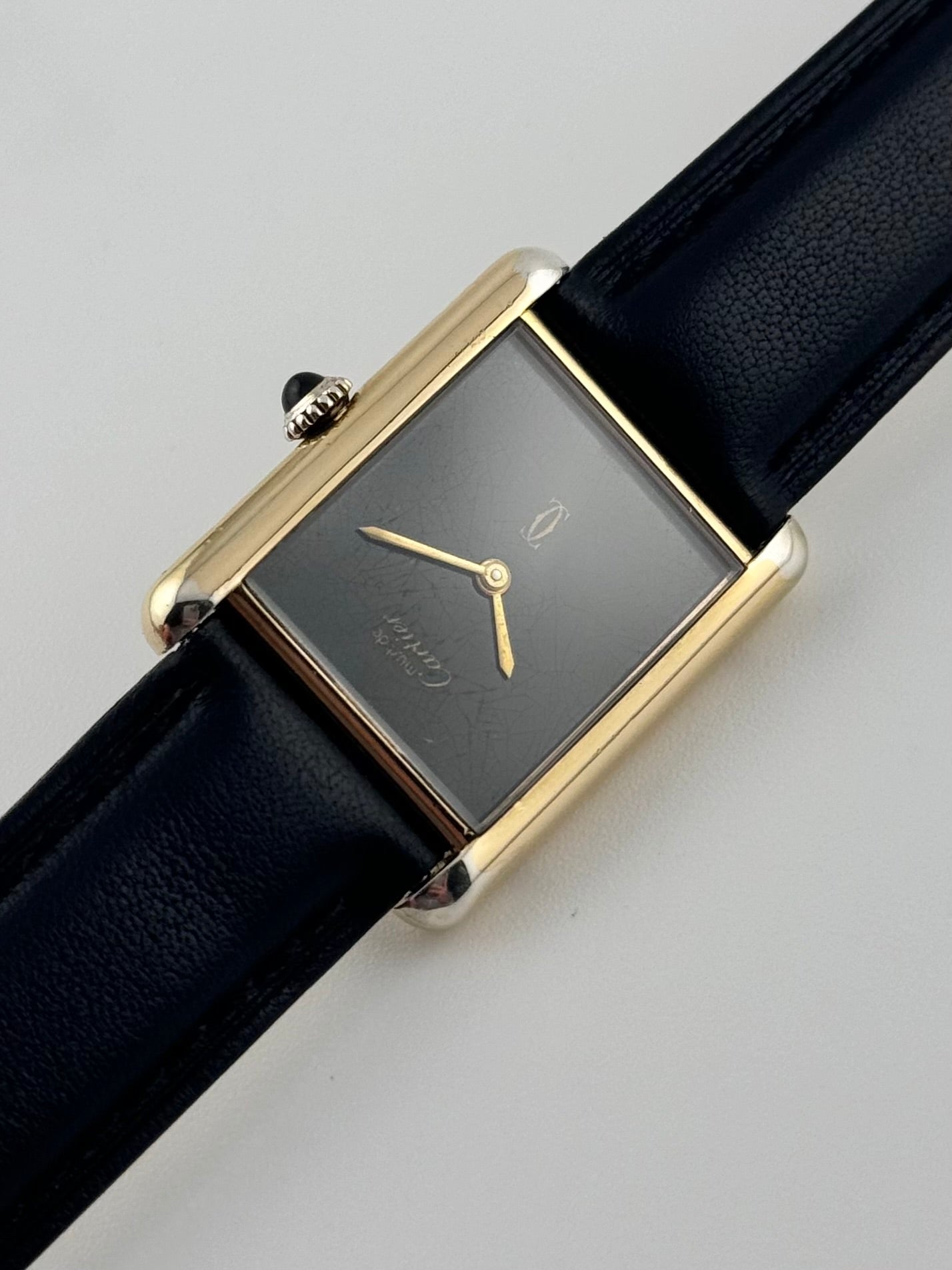 Cartier Must de Cartier Tank - Manual Wind - Black Dial