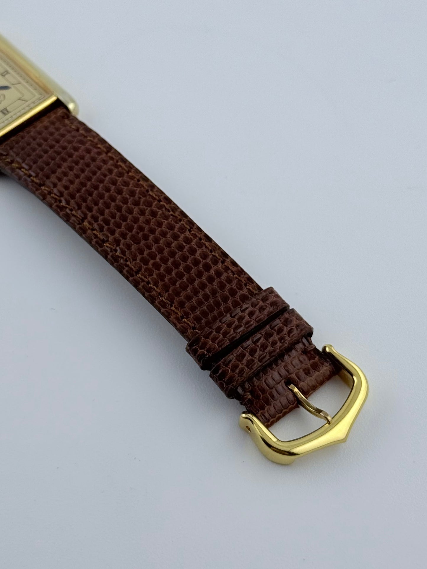 Cartier Must De Tank Quartz - Original Strap, buckle & box
