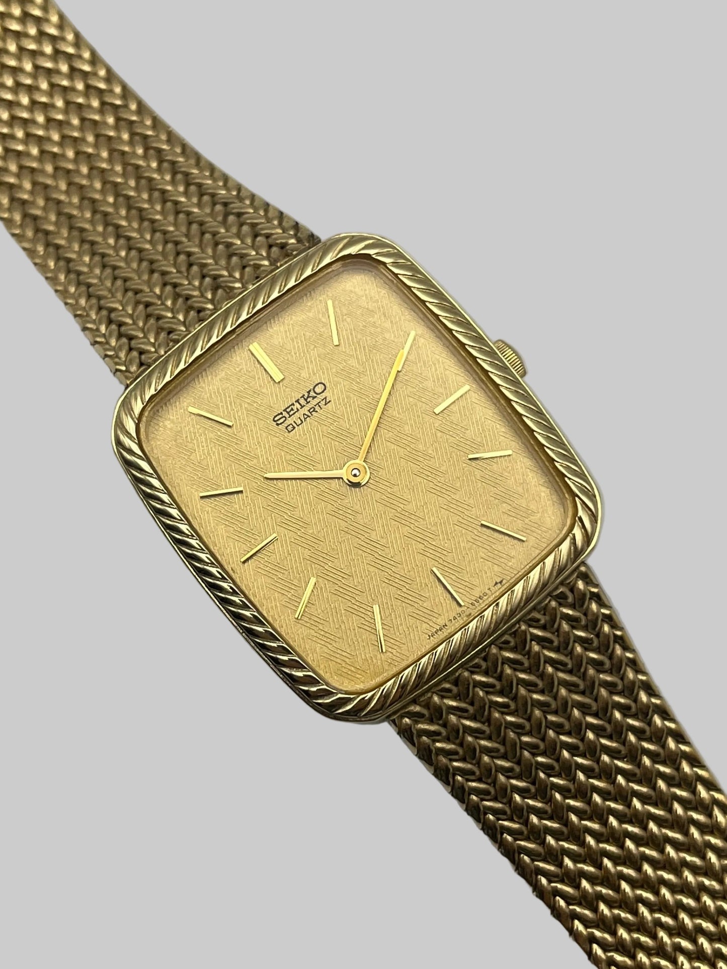 Seiko Tank Quartz box 7430-5340