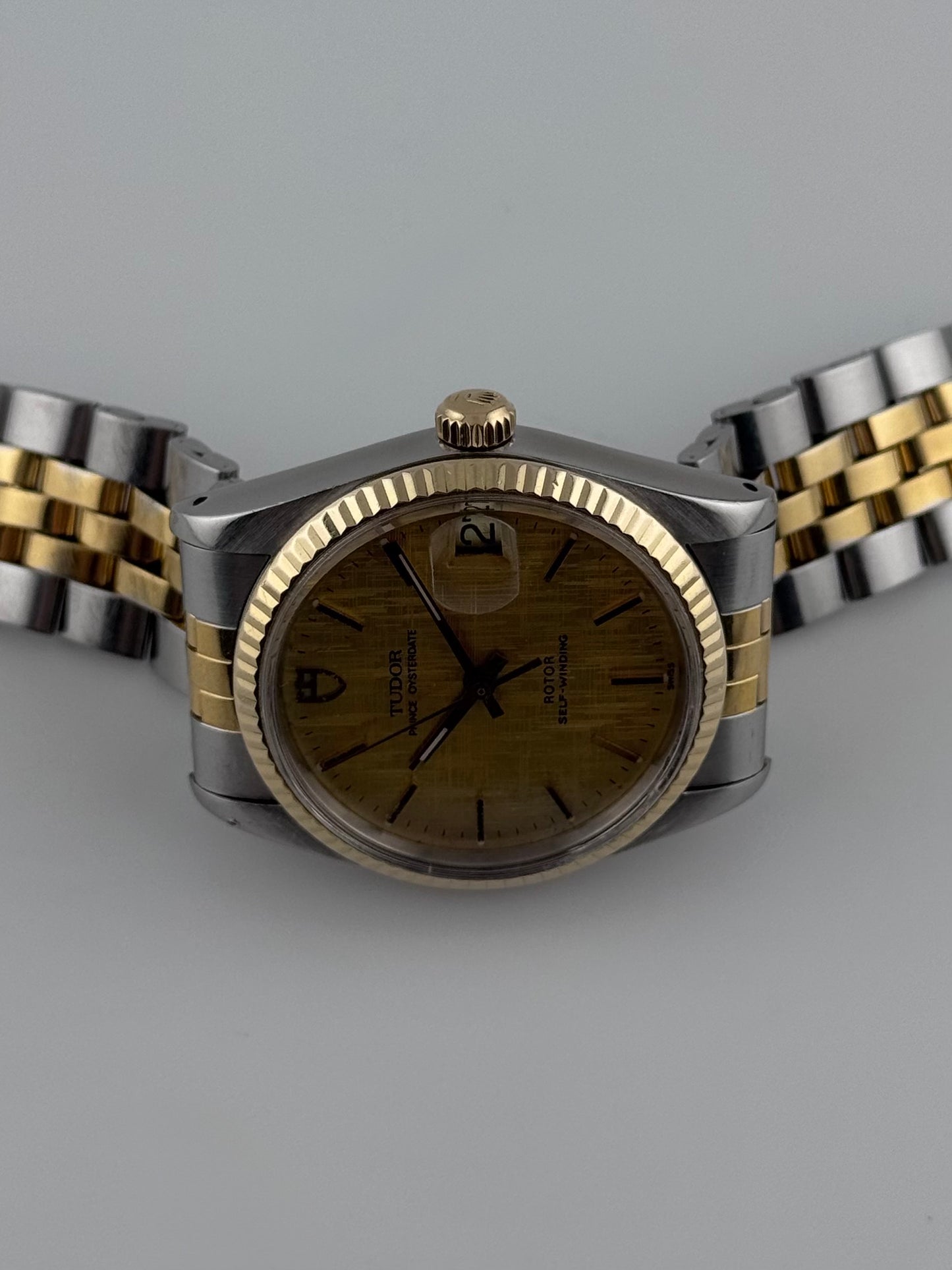 Tudor Prince Oysterdate Rotor Self-Winding - 75203 - Linen Dial