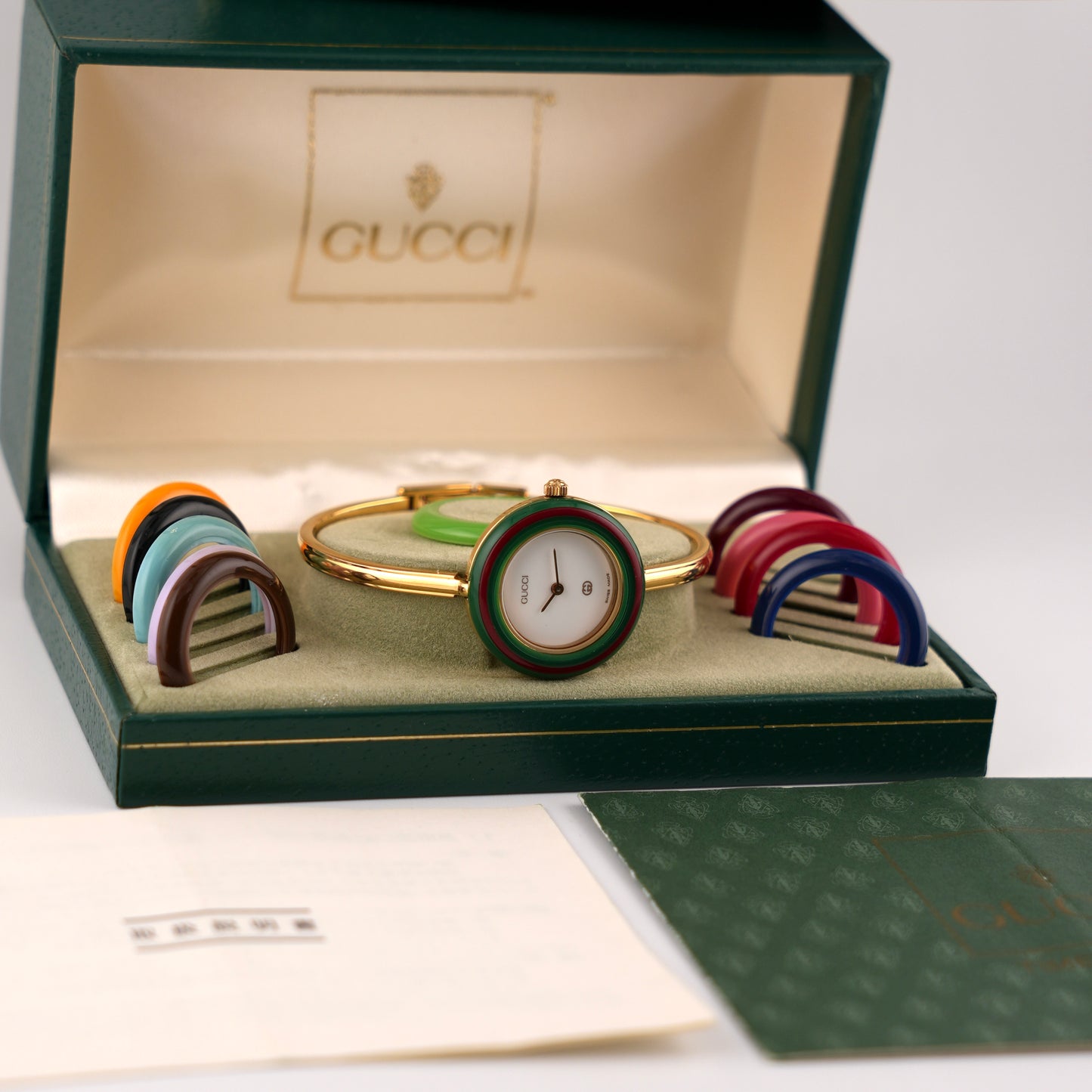 Gucci 11/12 - Change Bezel Watch - Ladies - Original Box & Papers