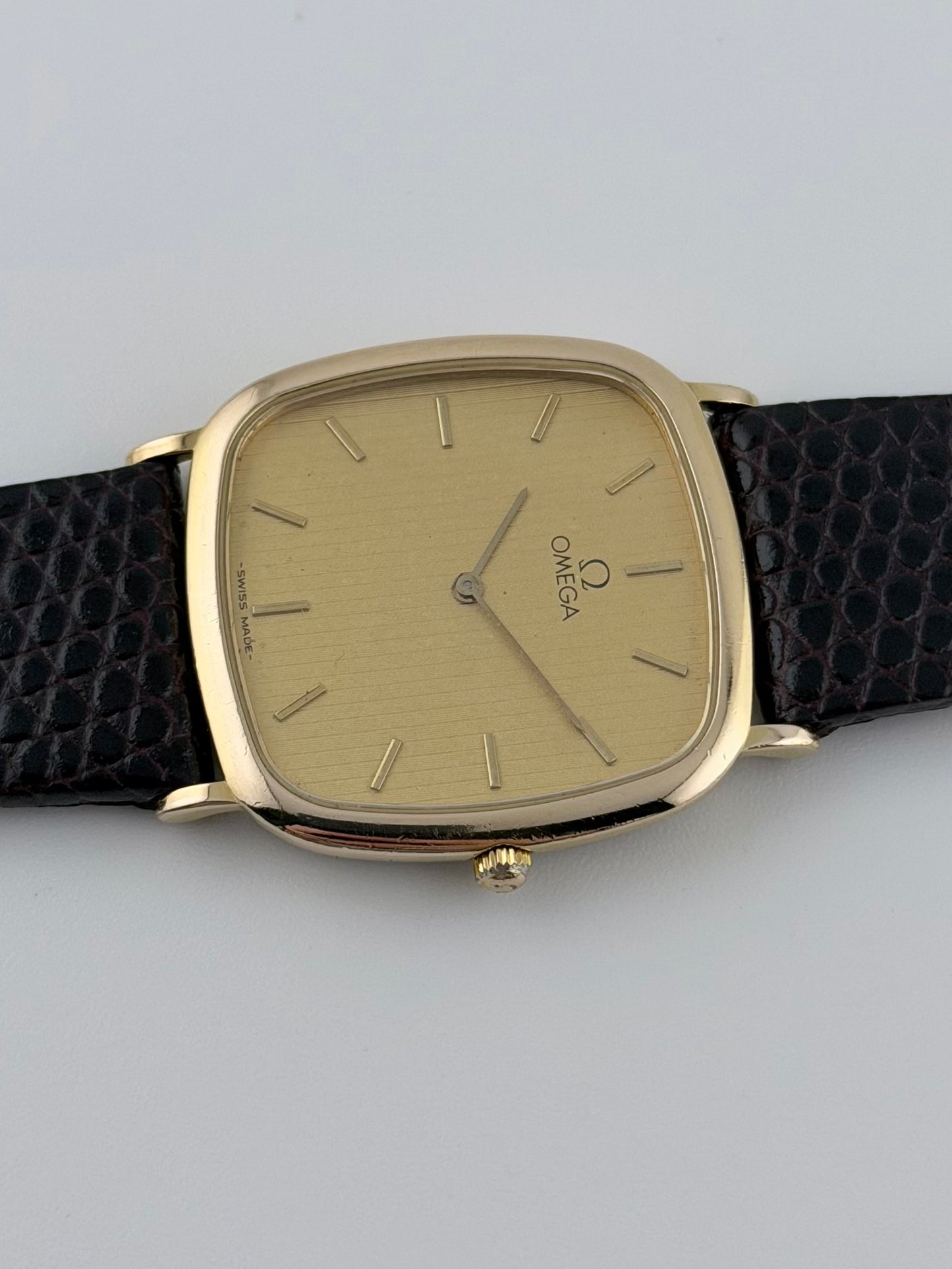 Omega De Ville Tank Quartz - 195.0077.2 - Tapestry Dial