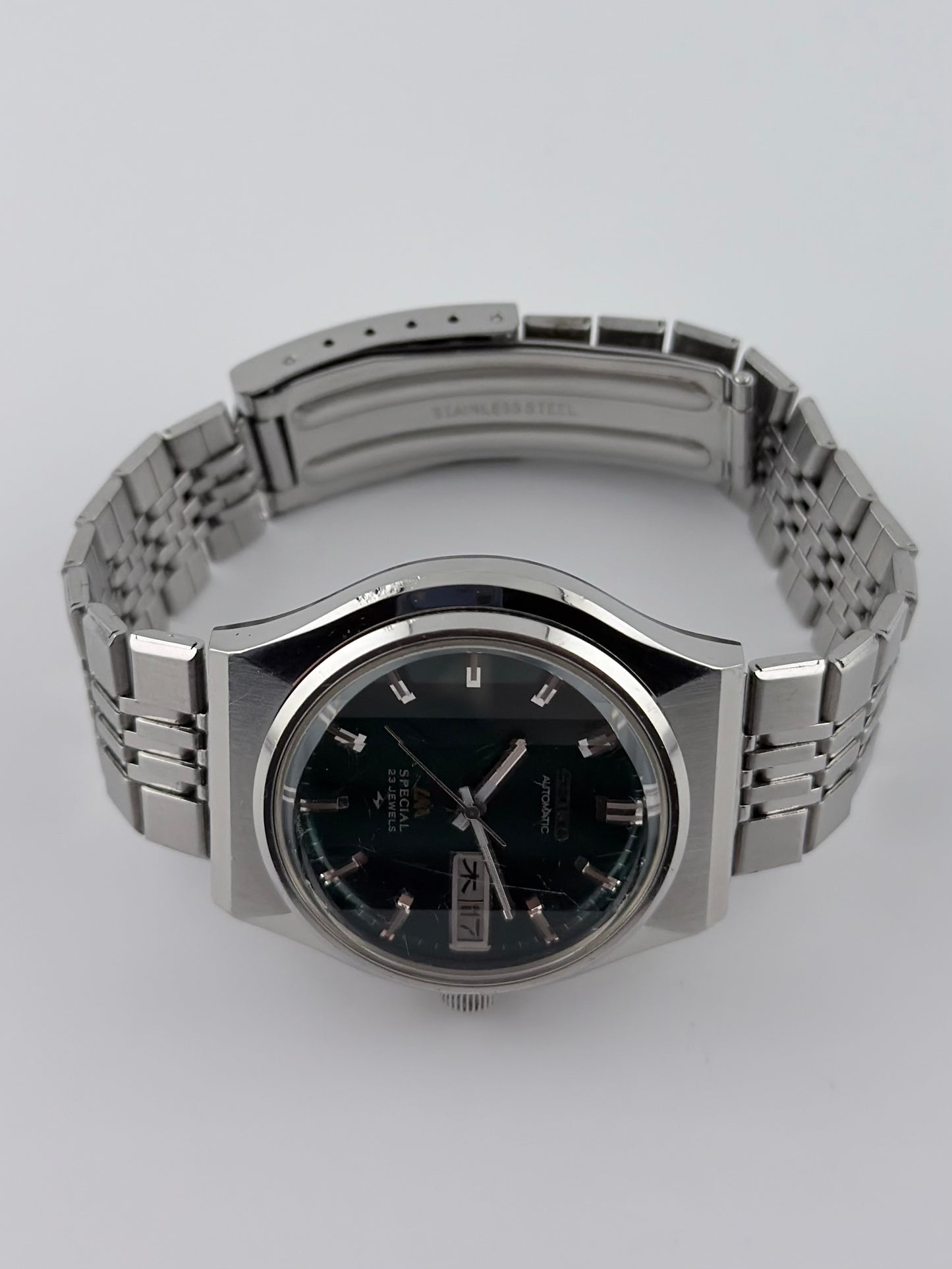 Seiko Lord Matic Special - 5216-7040 - JDM - Faceted Crystal - Rare