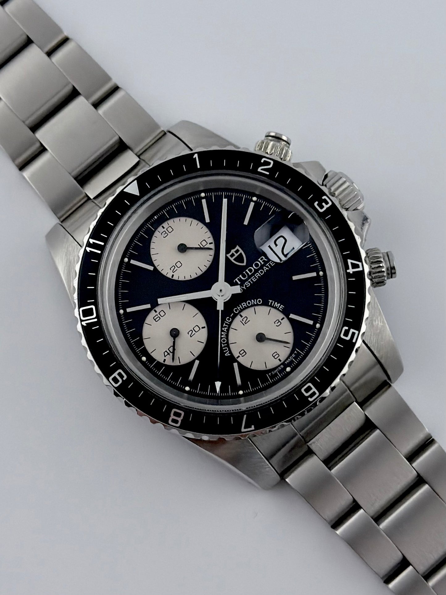 Tudor Oysterdate Automatic Chrono Time - 79170 - Reverse Panda - Big Block