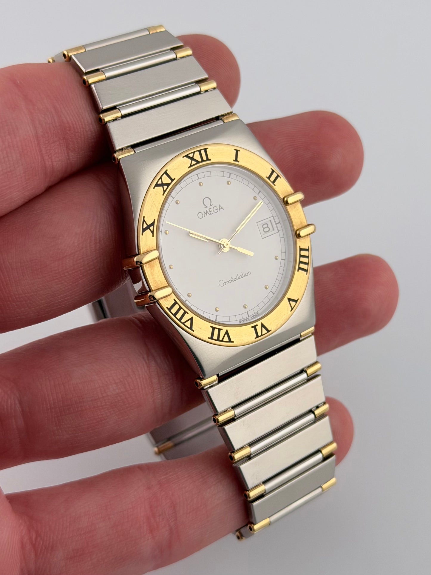 Omega Constellation Quartz Date 396.1070.1 - Stainless steel and 18k Gold - Near mint
