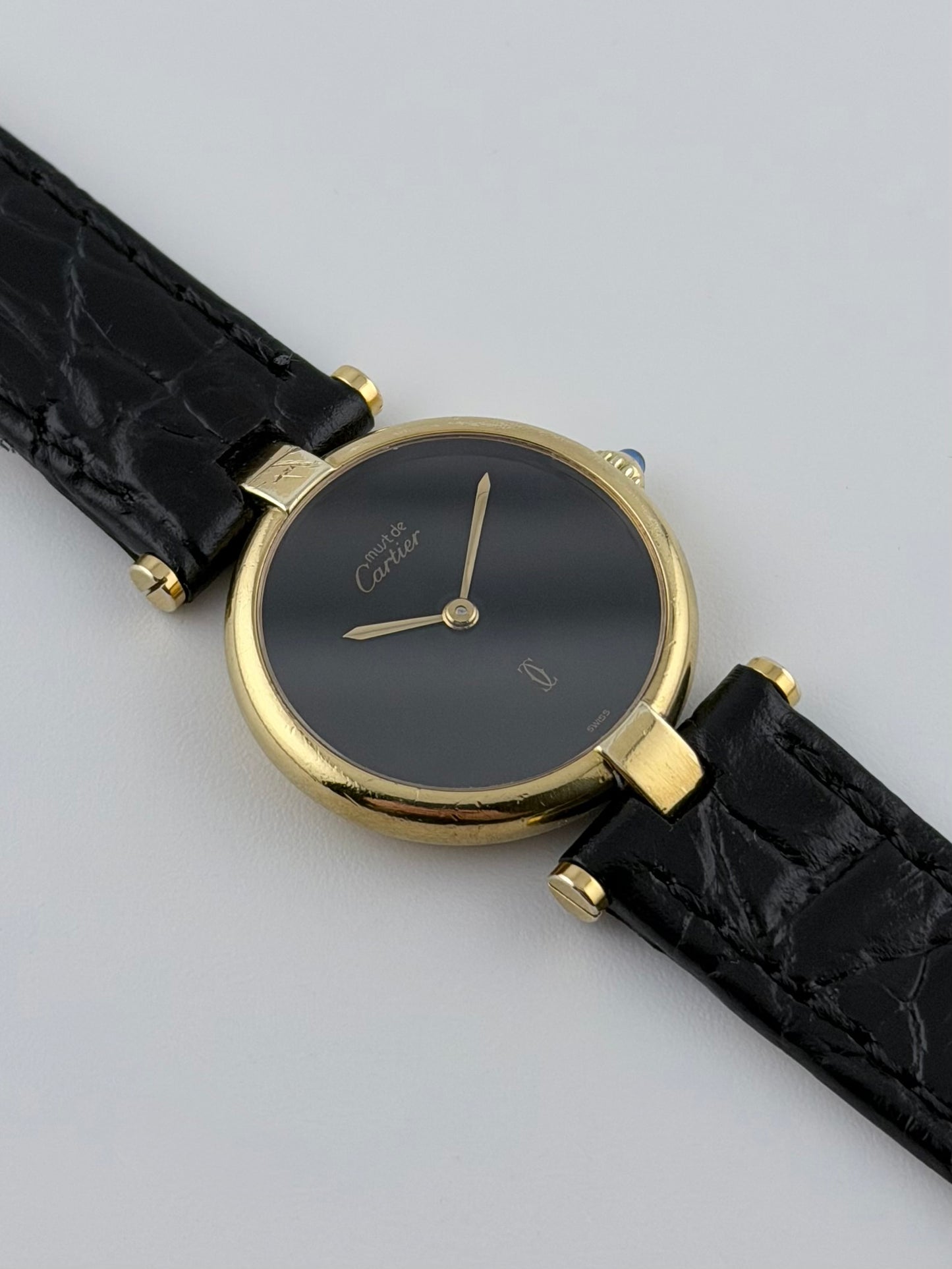 Cartier Must de Cartier Paris Quartz - 18 - Onyx Dial - Ladies