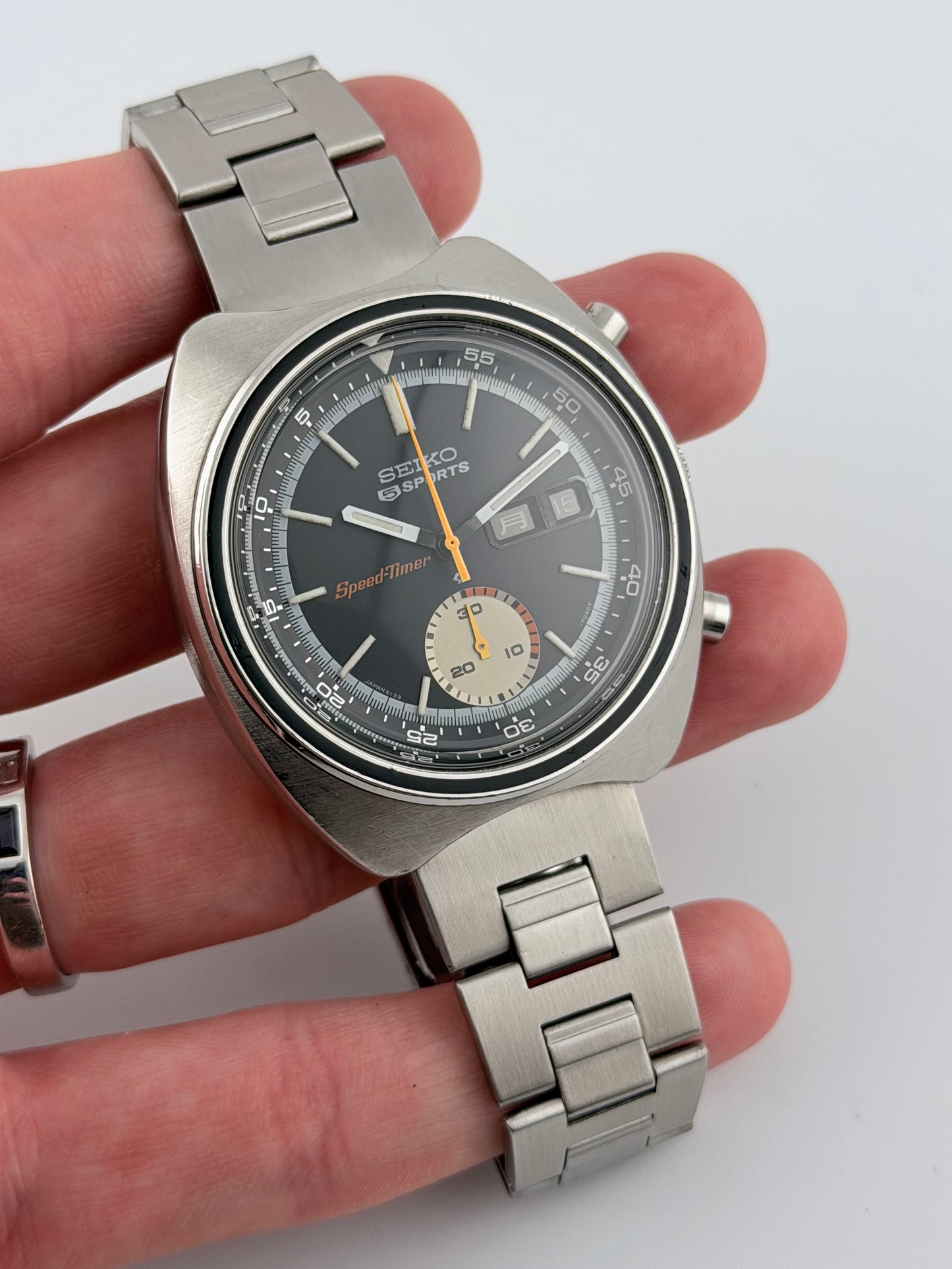 Seiko 5 Sports Speedtimer - 6139-7020 - JDM- Flying Saucer - Rare