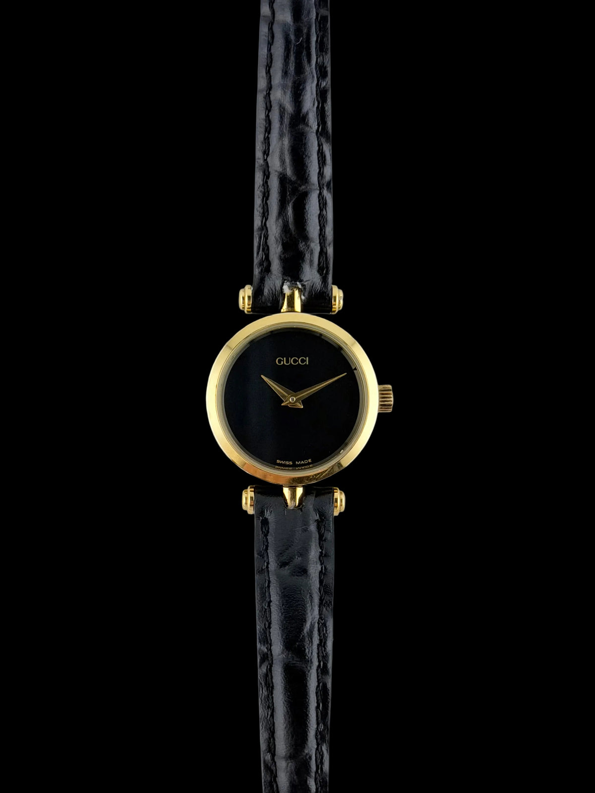 Gucci Double Face Stack Series Ladies watch - Quartz - Black and Gold-plated