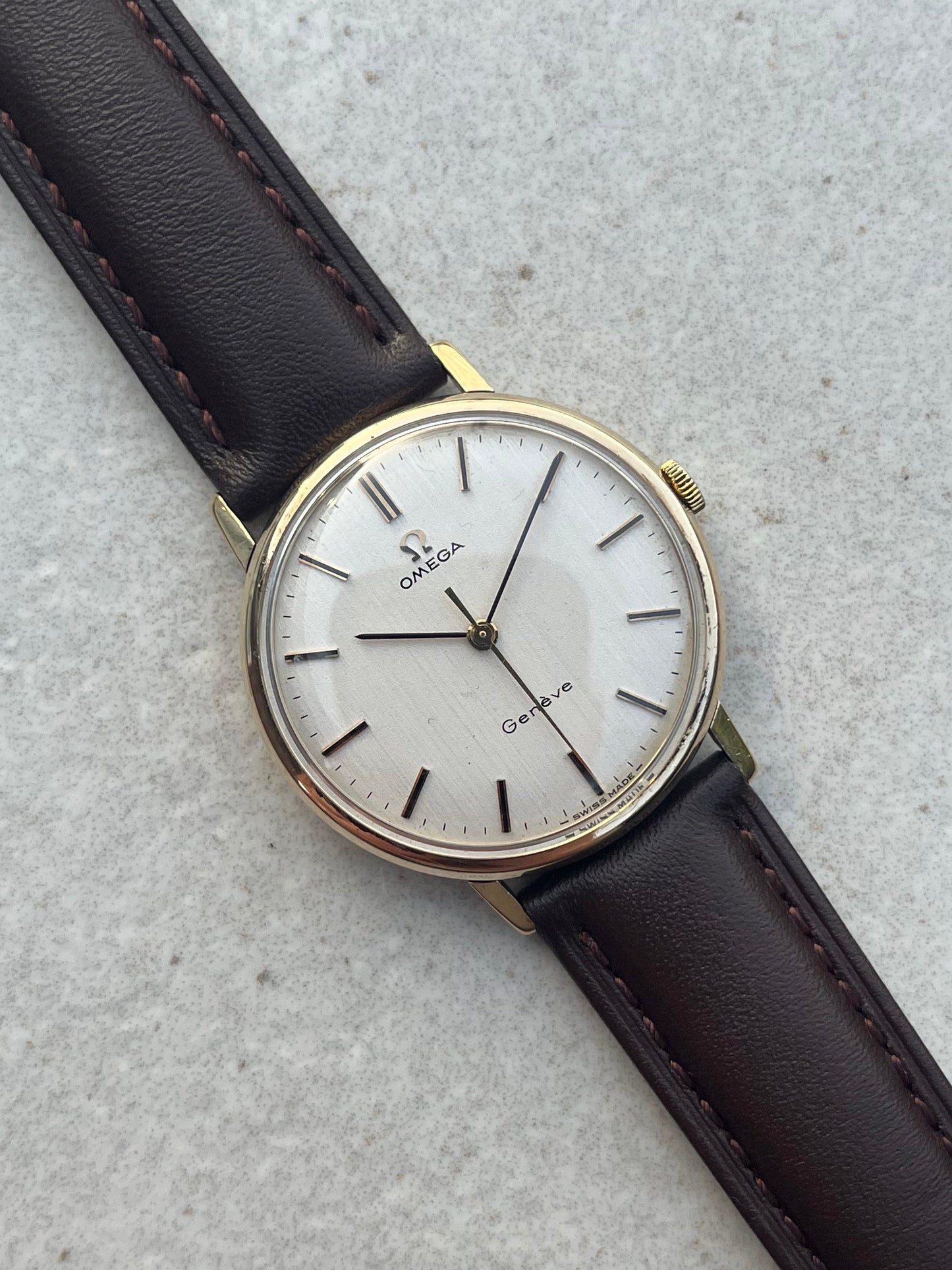 Omega Geneve Manual Wind 9ct Gold 131.25016